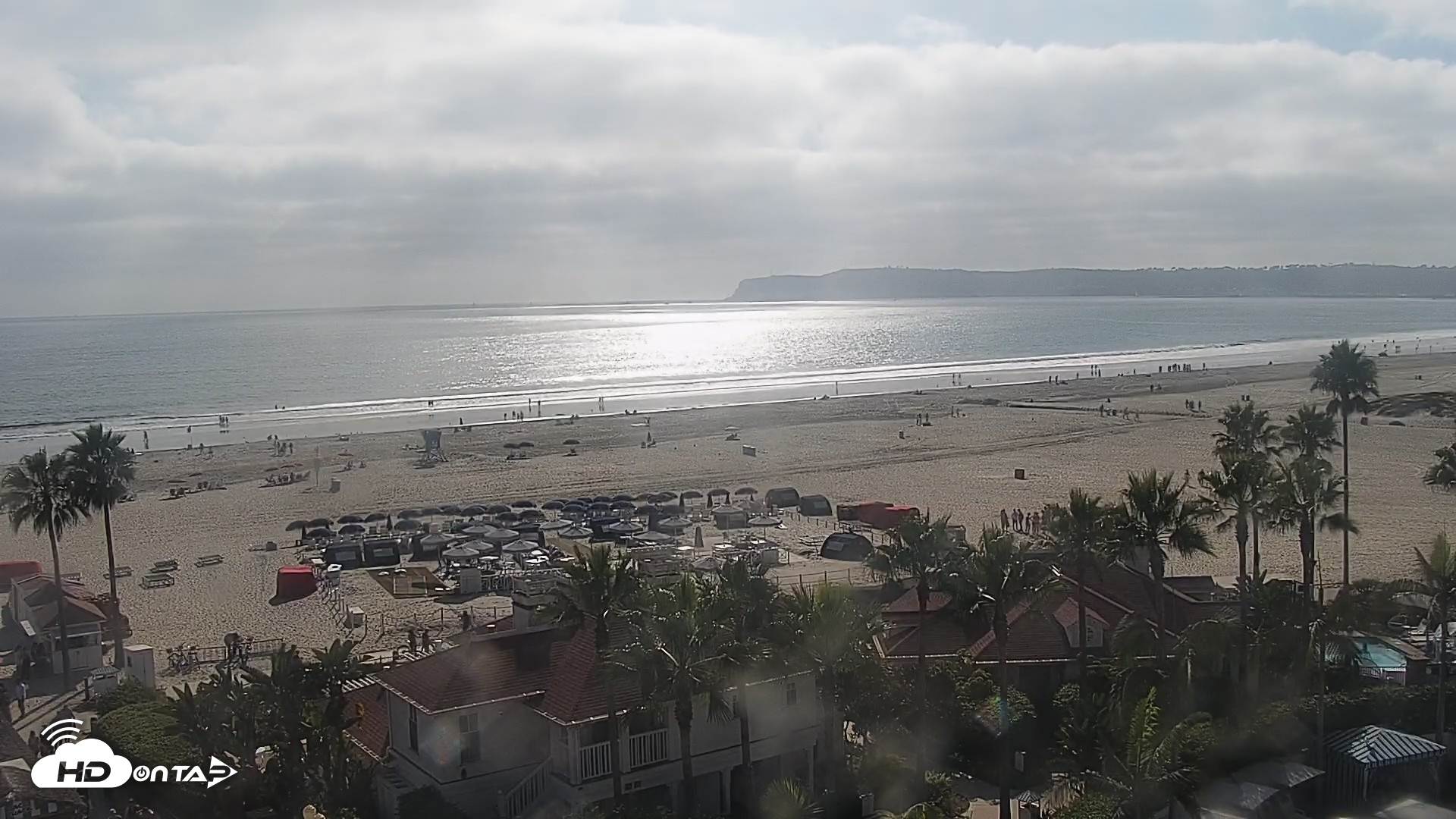 Snapshot of Hotel Del Coronado North Roaming Live Cam taken Sep 12, 2026, 4:20pm PDT