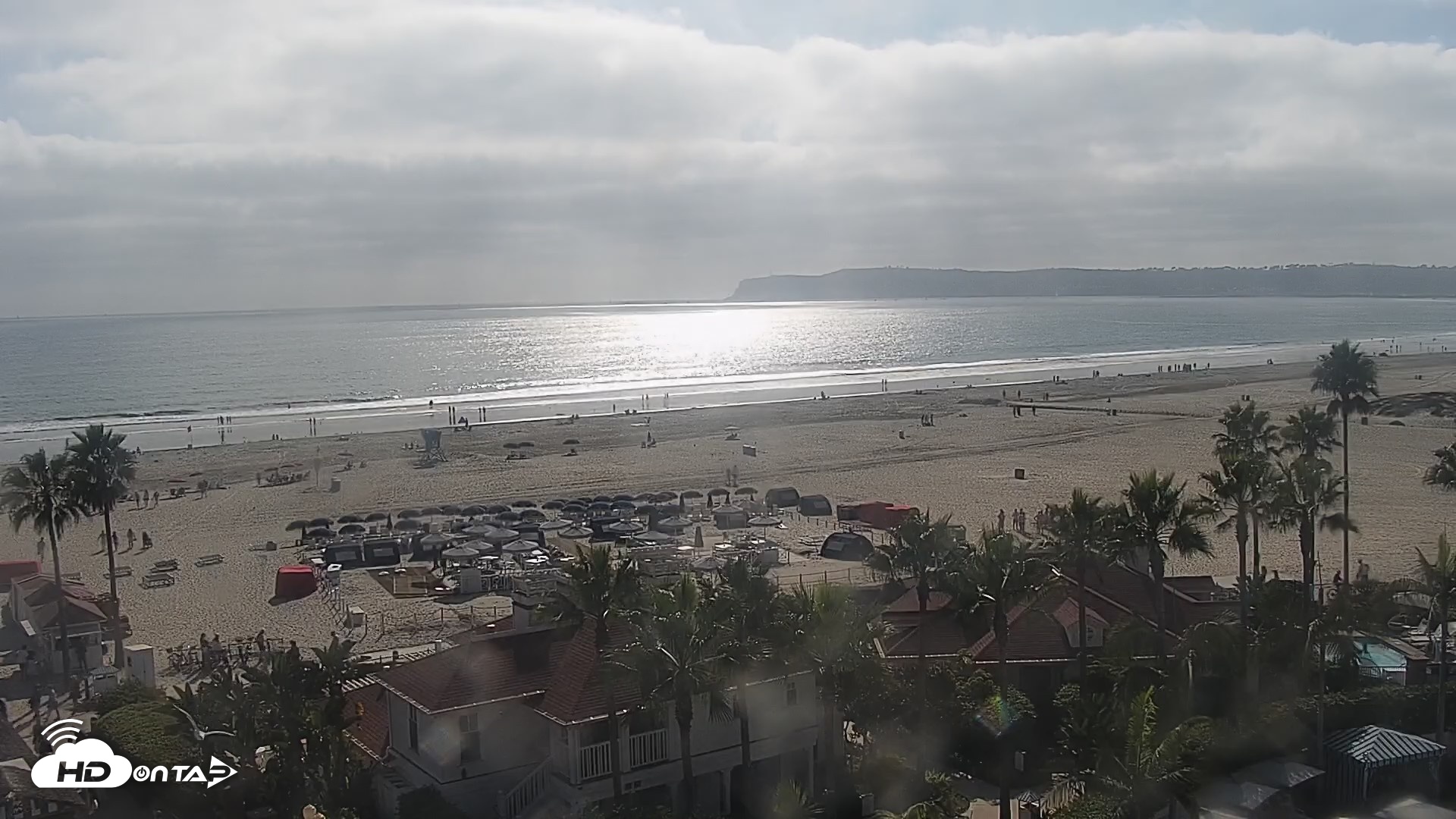 Snapshot of Hotel Del Coronado North Roaming Live Cam taken Sep 12, 2026, 4:21pm PDT