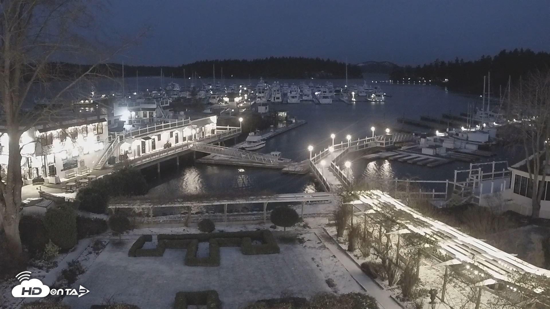 Snapshot of Roche Harbor Marina Live Webcam taken Feb 5, 2025, 6:55am PST