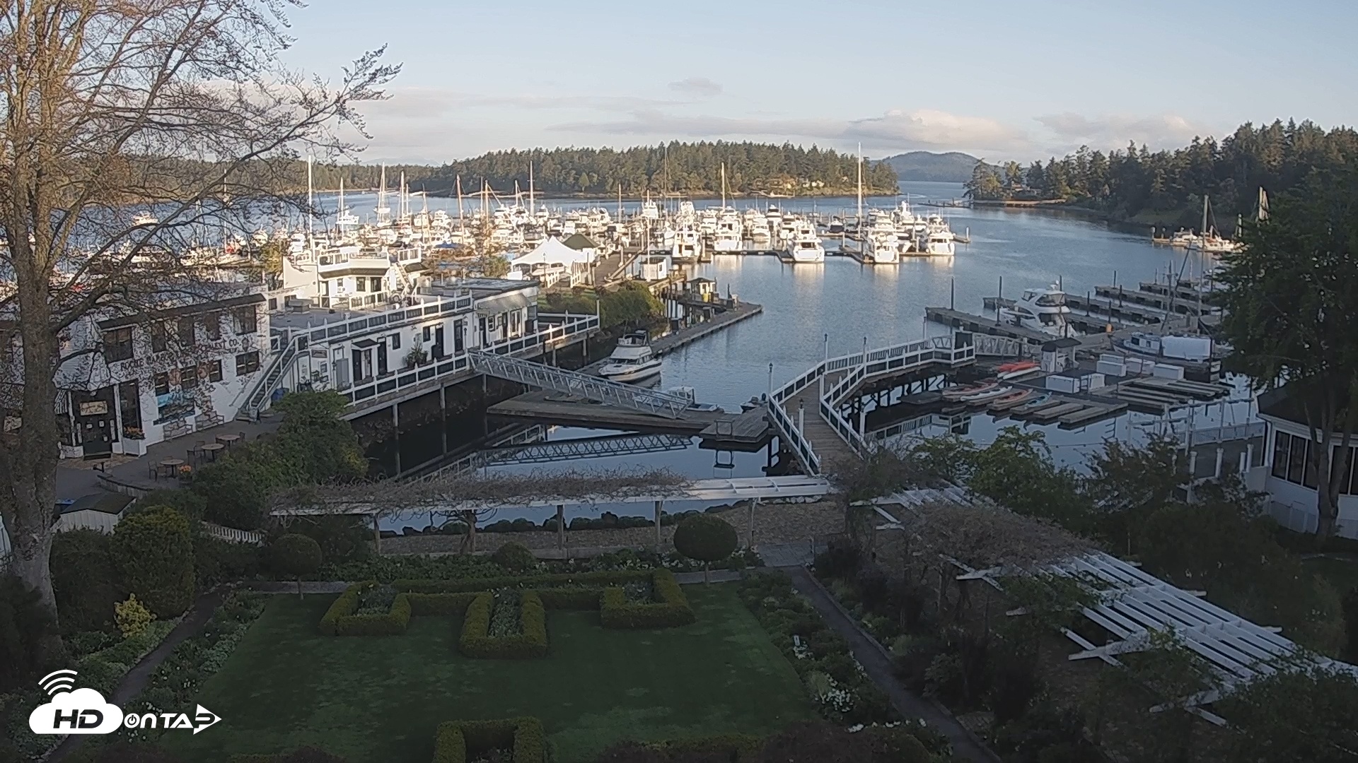 Snapshot of Roche Harbor Marina Live Webcam taken Apr 22, 2025, 7:38am PDT