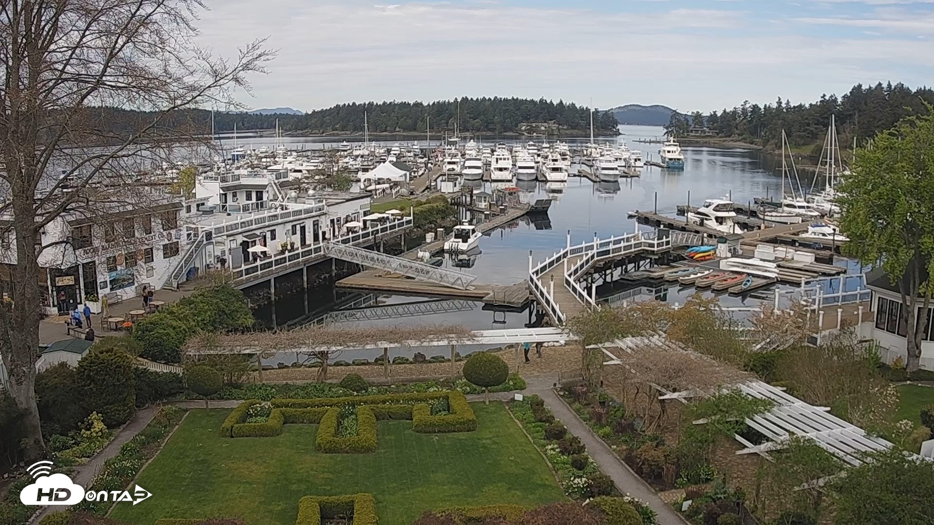 Snapshot of Roche Harbor Marina Live Webcam taken Apr 10, 2026, 11:56am PDT