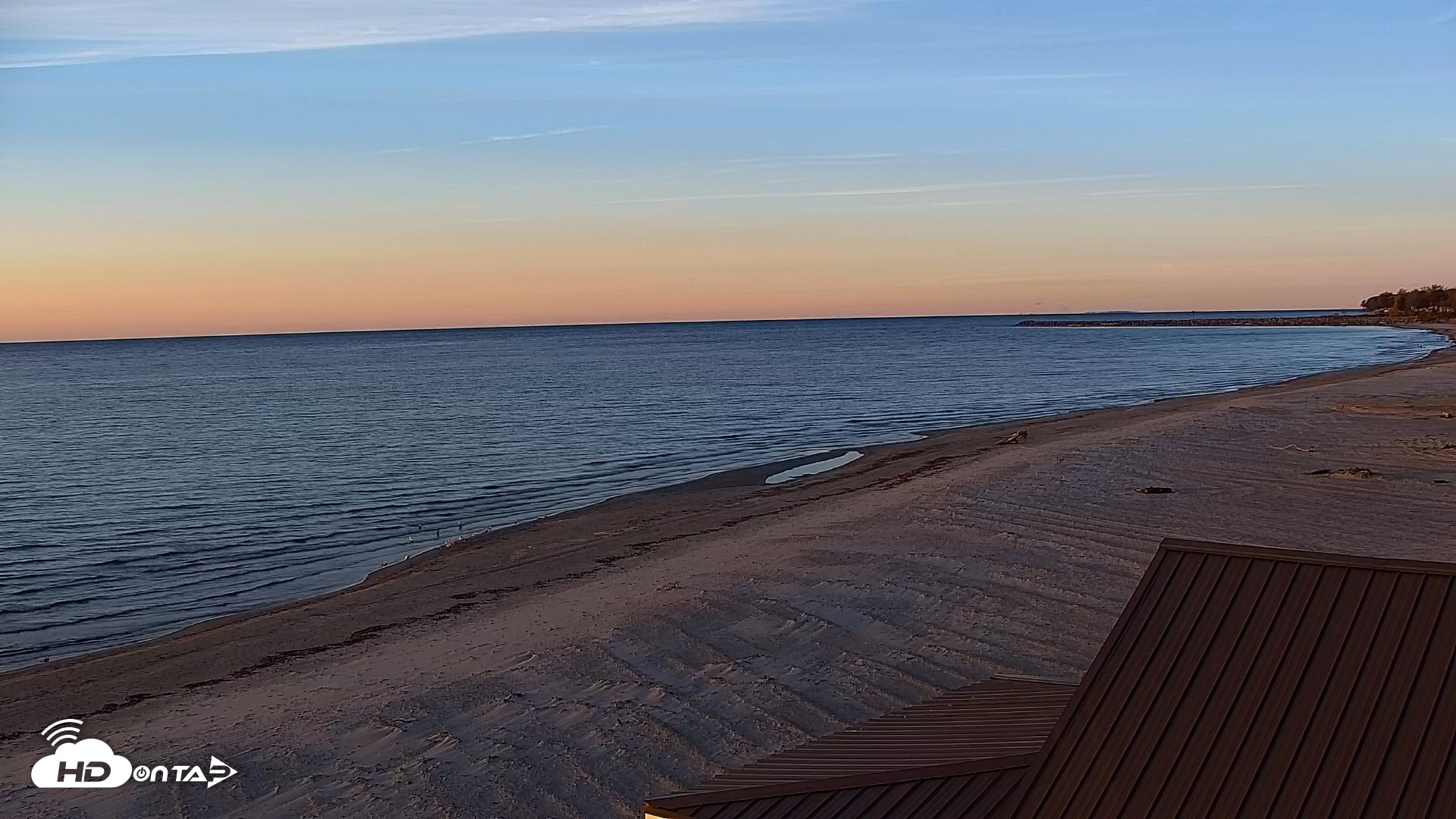 Snapshot of Sunset Bay Lake Erie New York Live Webcam taken Oct 27, 2026, 5:58pm EDT