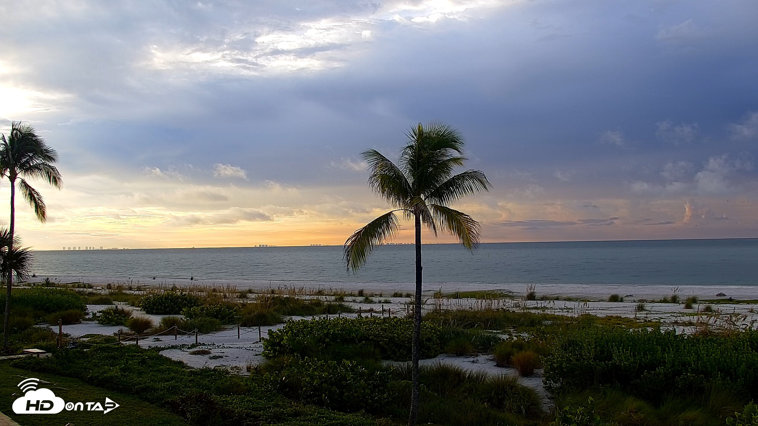 Snapshot of Sanibel Island Florida Live Beach Webcam taken Sep 21, 2026, 7:45am EDT