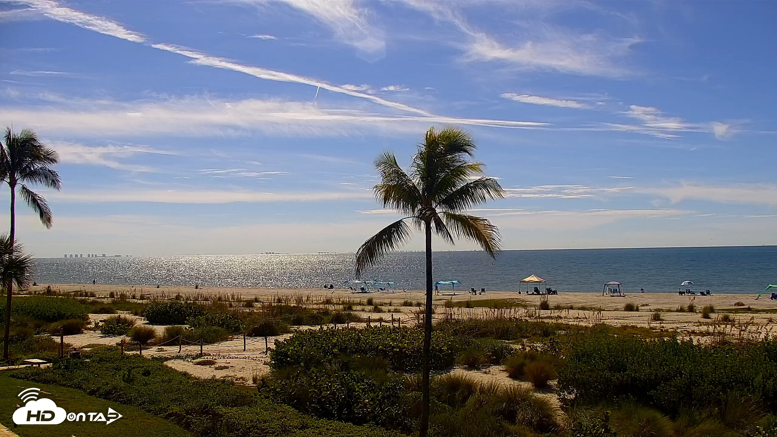 Snapshot of Sanibel Island Florida Live Beach Webcam taken Sep 28, 2026, 10:40am EDT