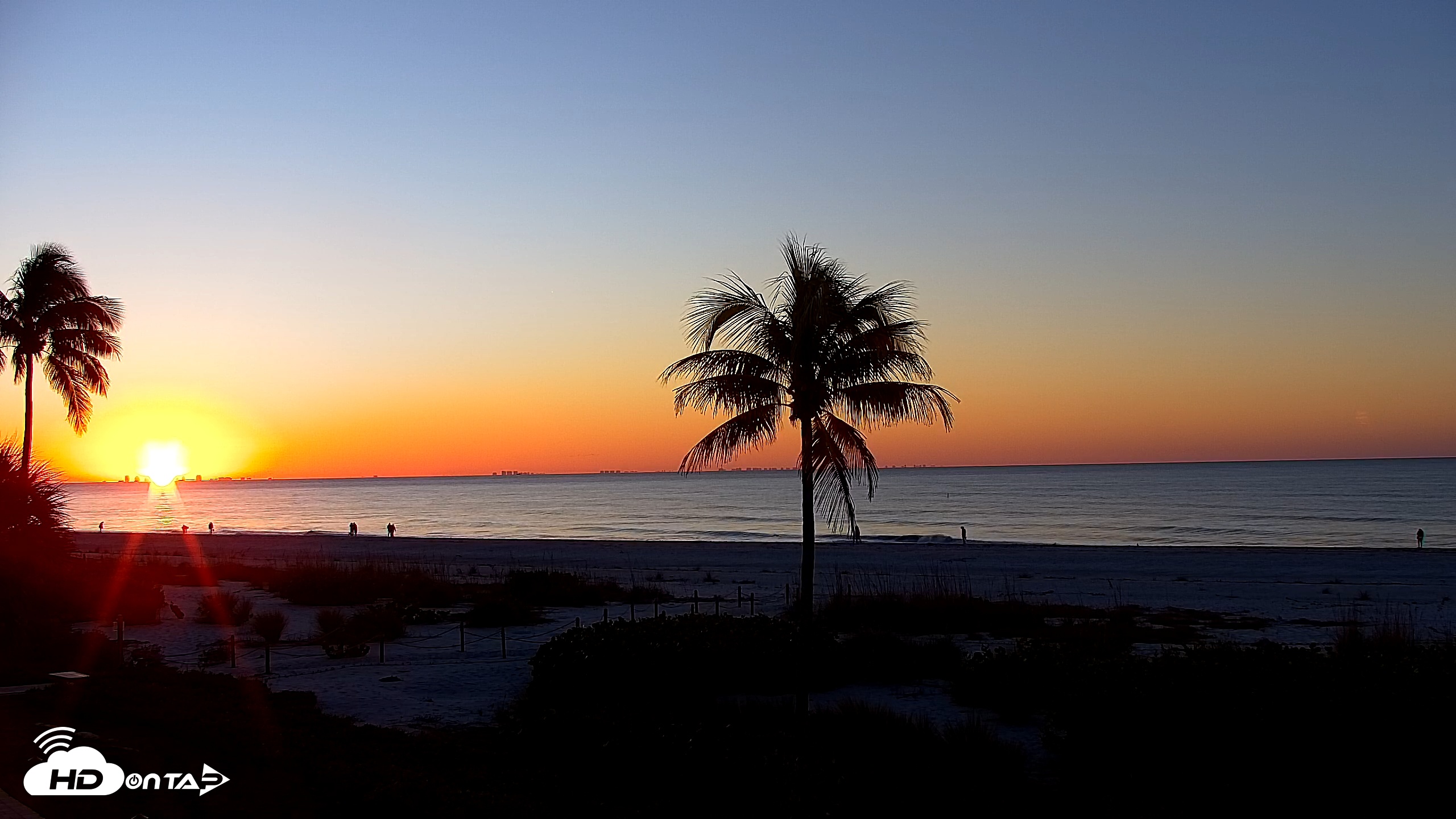 Snapshot of Sanibel Island Florida Live Beach Webcam taken Feb 6, 2026, 7:13am EST