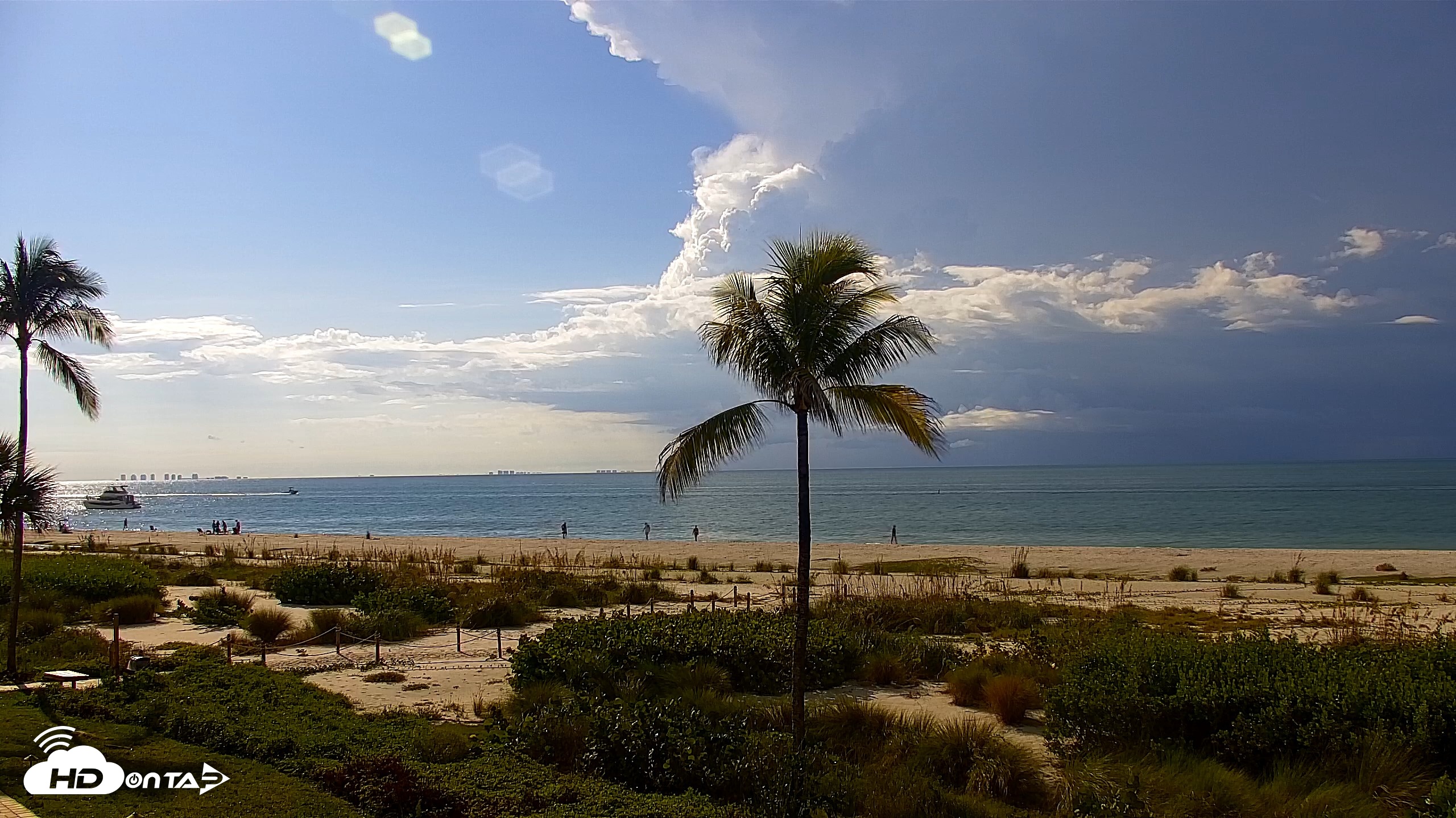 Snapshot of Sanibel Island Florida Live Beach Webcam taken Sep 6, 2026, 9:33am EDT