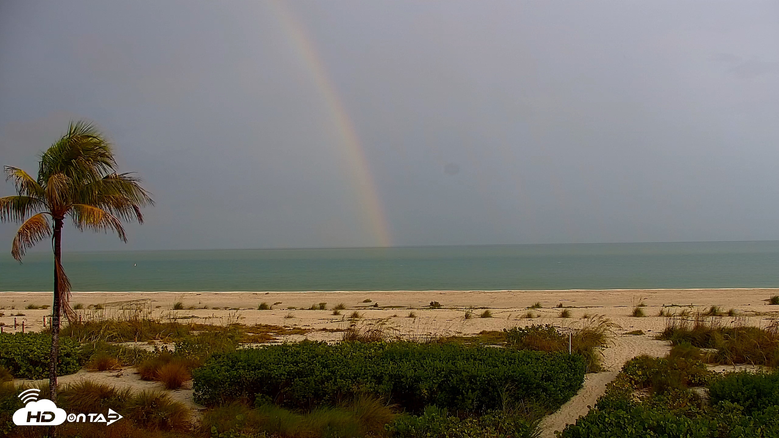Snapshot of Sanibel Island Florida Live Beach Webcam taken Jul 1, 2026, 7:40pm EDT