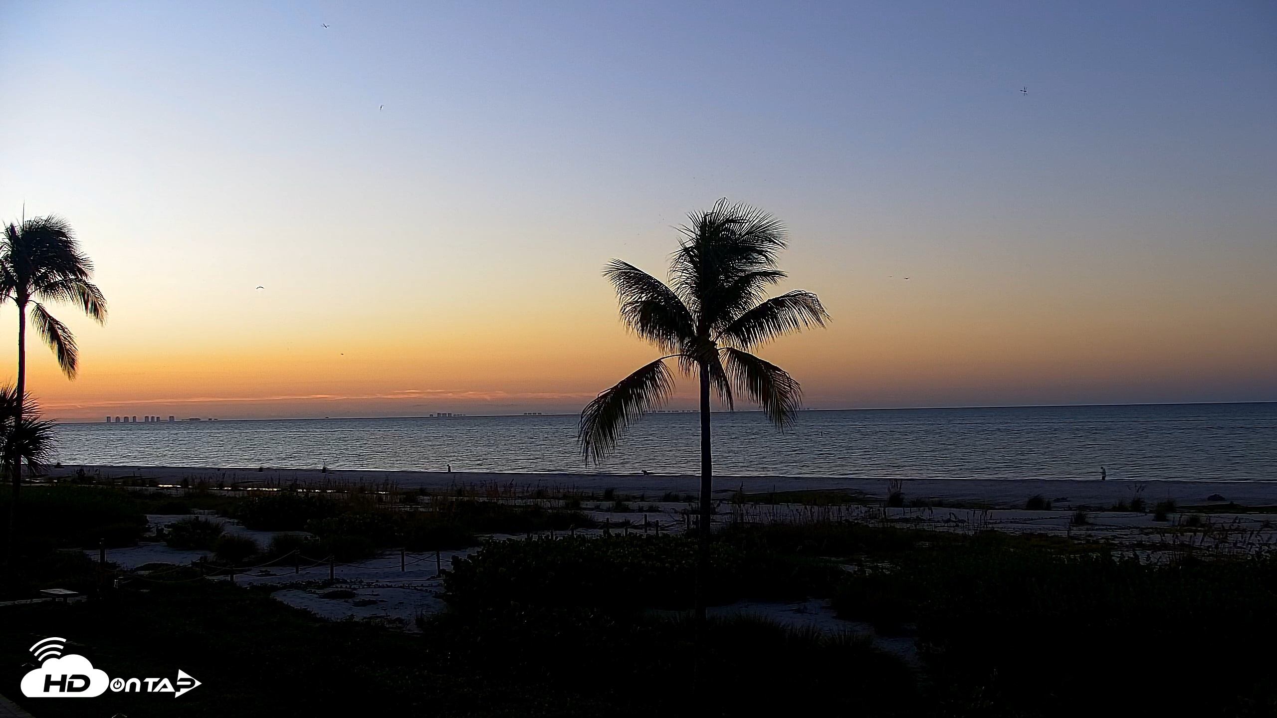Snapshot of Sanibel Island Florida Live Beach Webcam taken Sep 27, 2026, 7:17am EDT