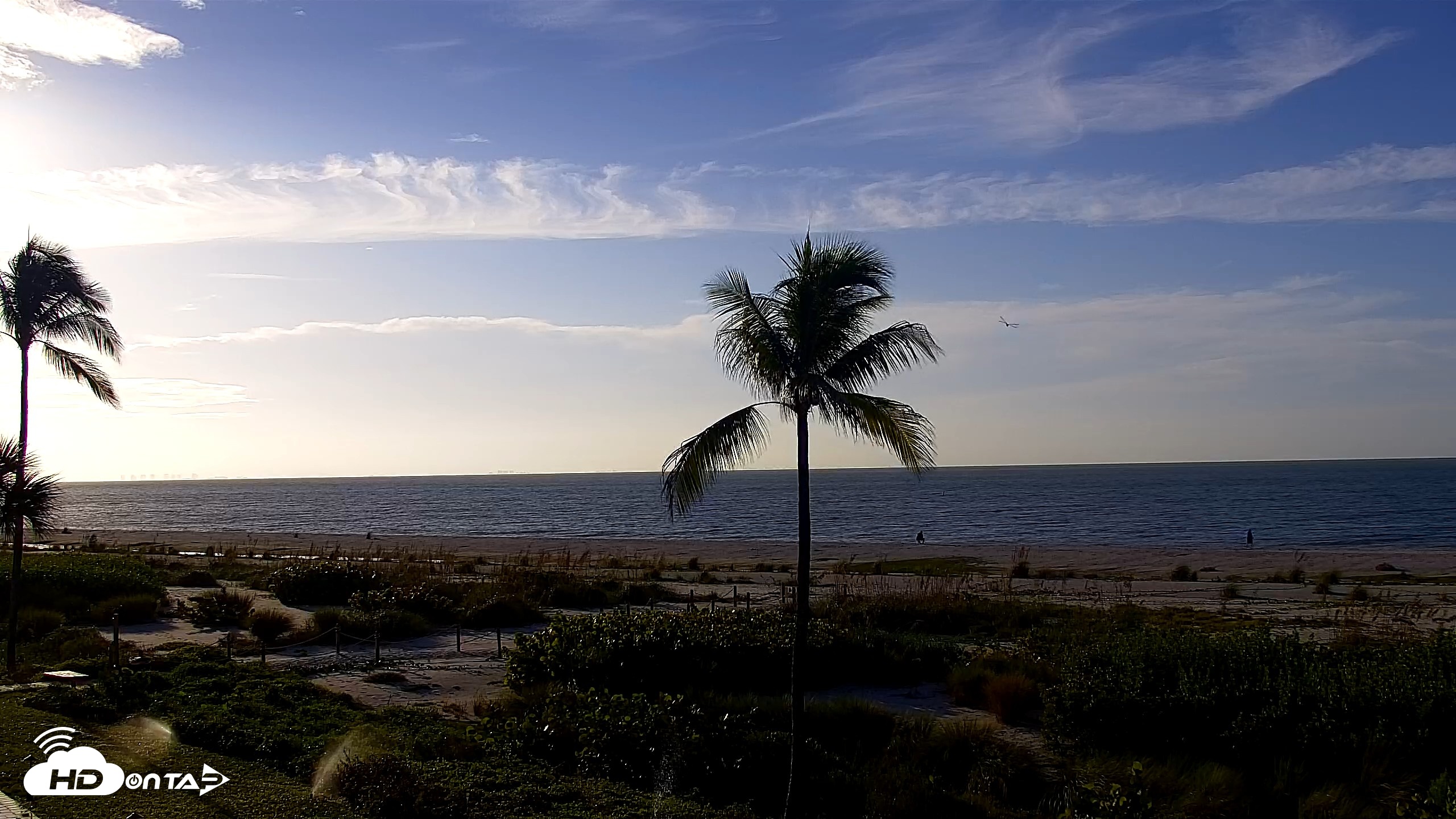 Snapshot of Sanibel Island Florida Live Beach Webcam taken Sep 17, 2026, 8:22am EDT