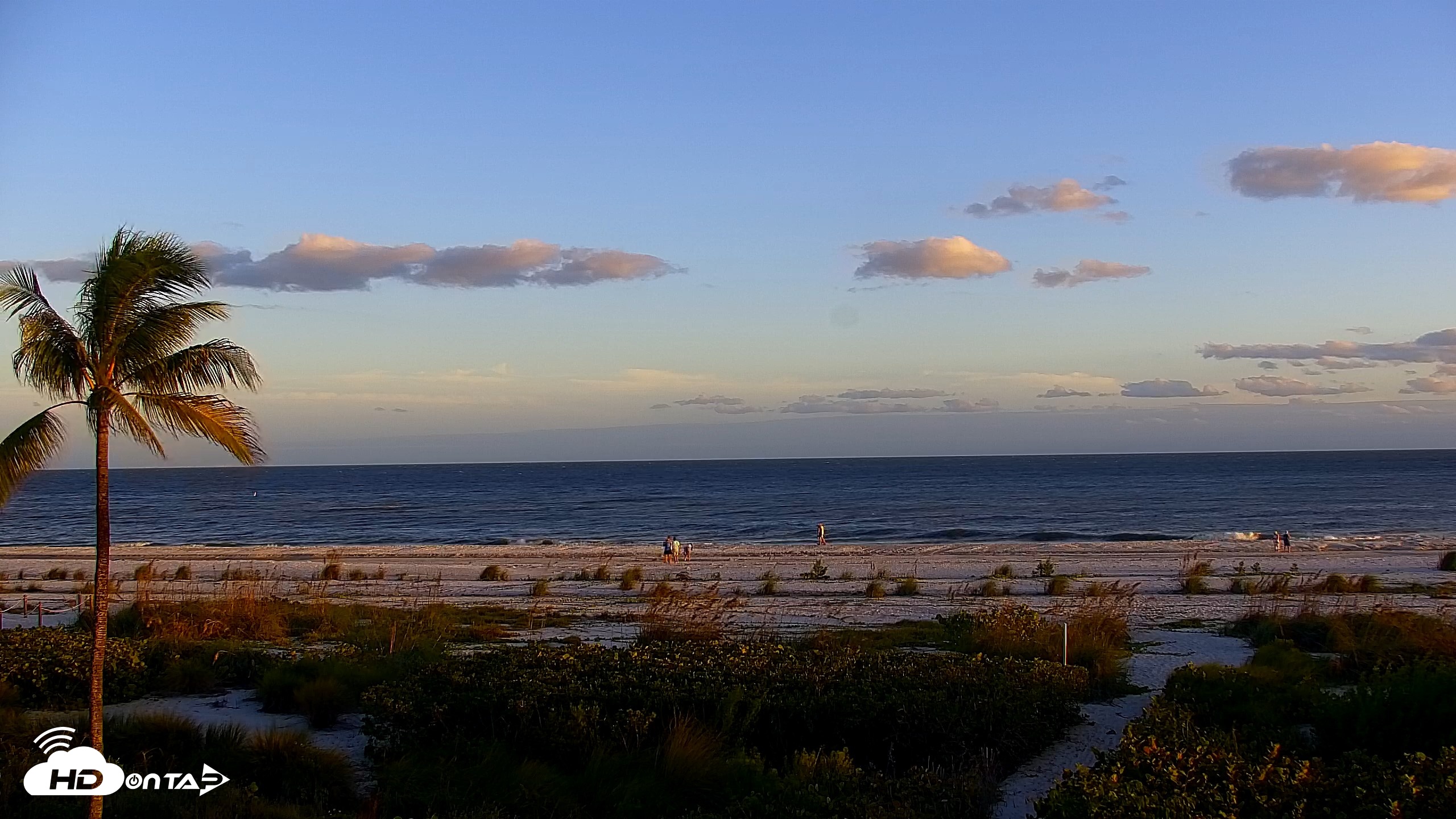 Snapshot of Sanibel Island Florida Live Beach Webcam taken Oct 18, 2026, 6:42pm EDT