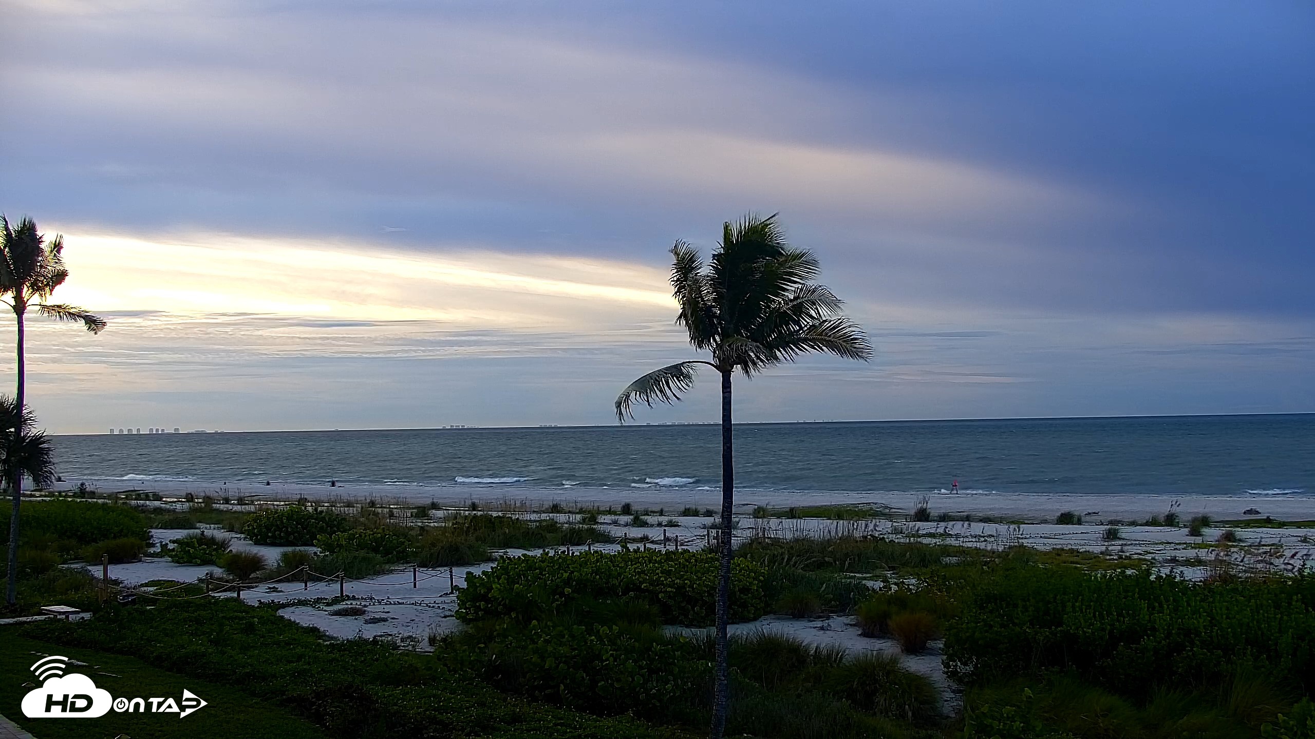 Snapshot of Sanibel Island Florida Live Beach Webcam taken Sep 23, 2026, 7:27am EDT