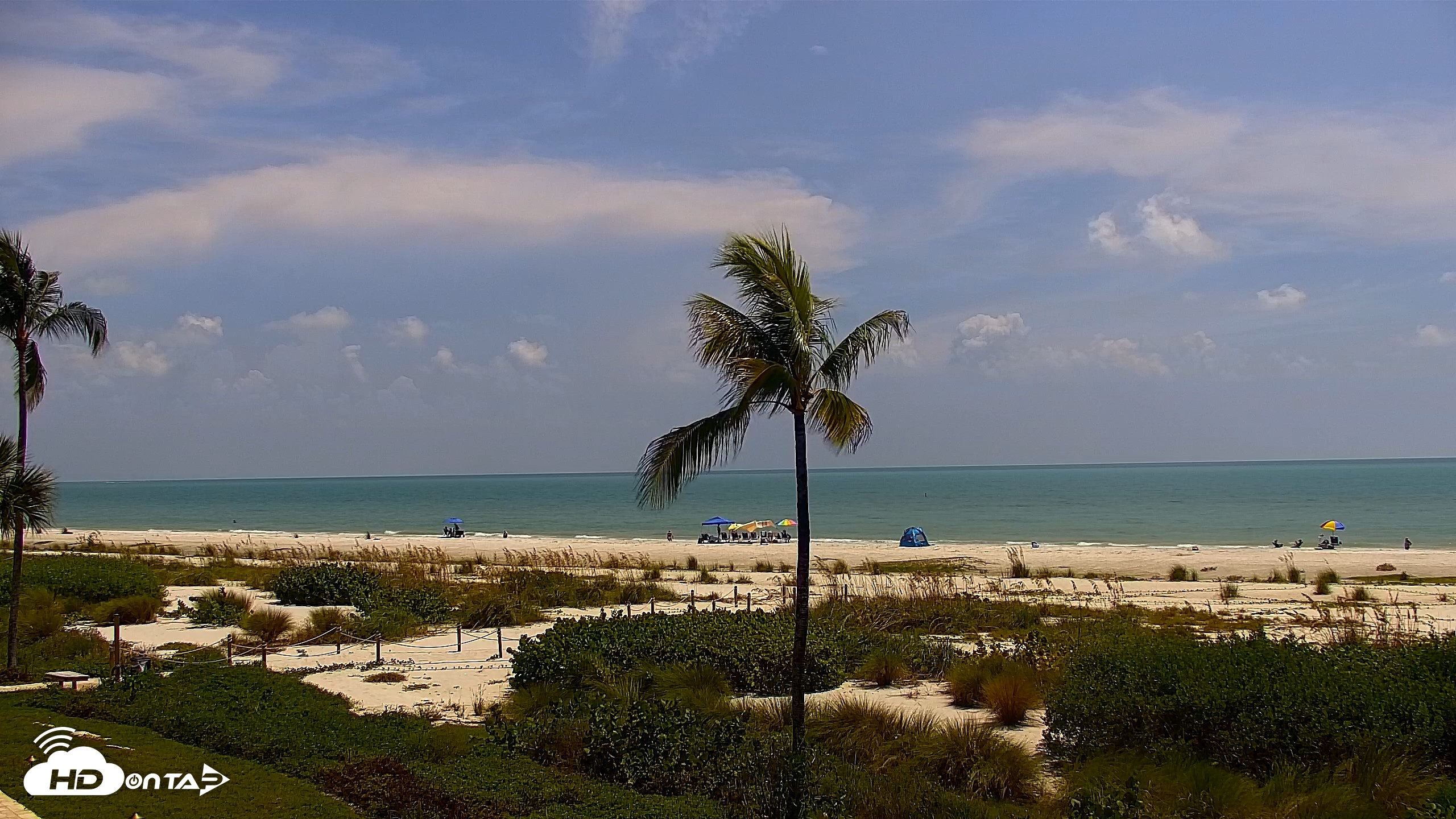 Snapshot of Sanibel Island Florida Live Beach Webcam taken Sep 4, 2026, 1:37pm EDT