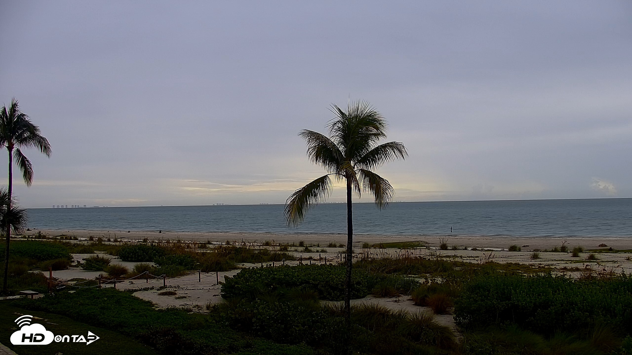 Snapshot of Sanibel Island Florida Live Beach Webcam taken Sep 10, 2026, 6:48pm EDT
