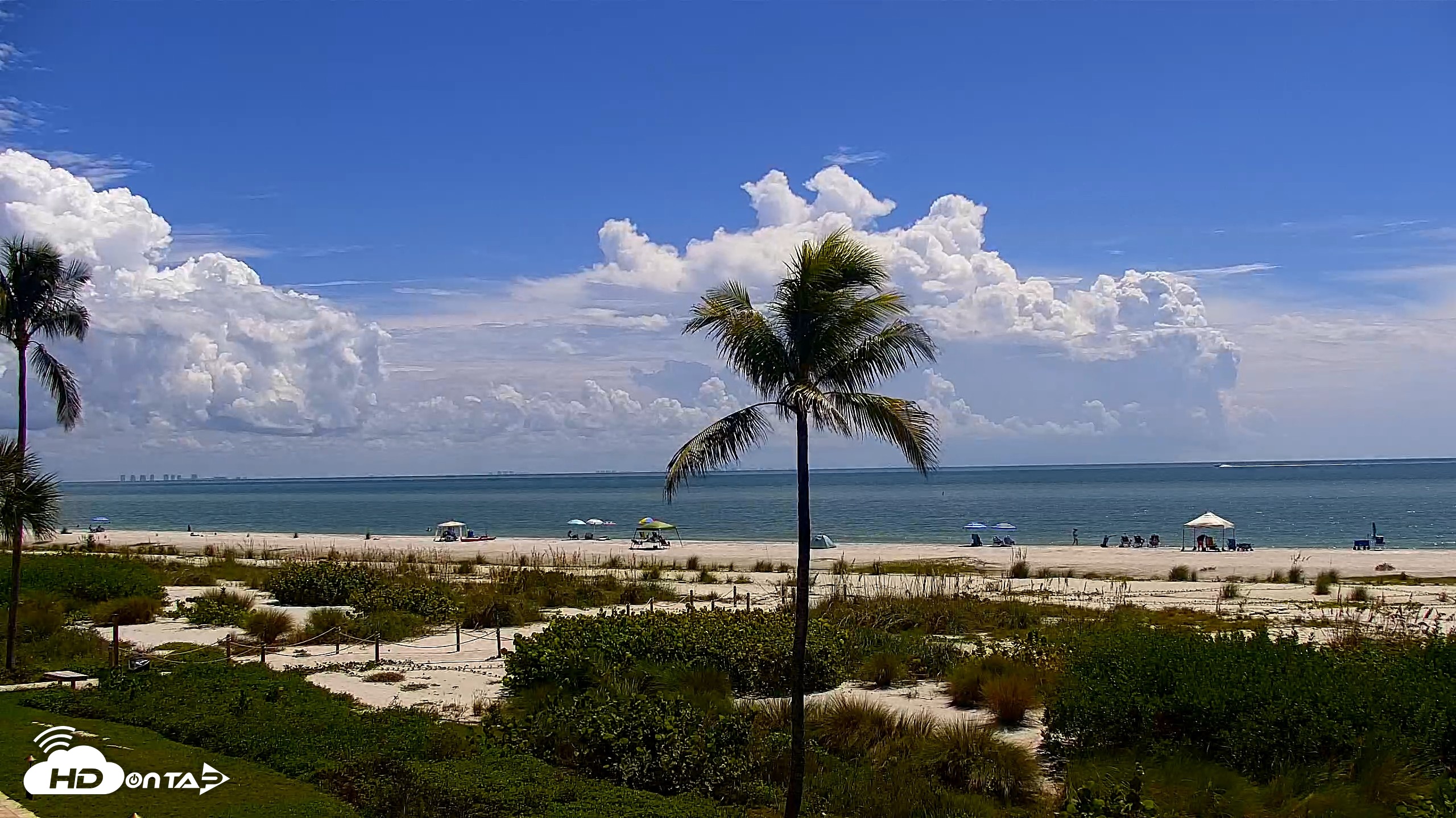Snapshot of Sanibel Island Florida Live Beach Webcam taken Sep 21, 2026, 12:59pm EDT
