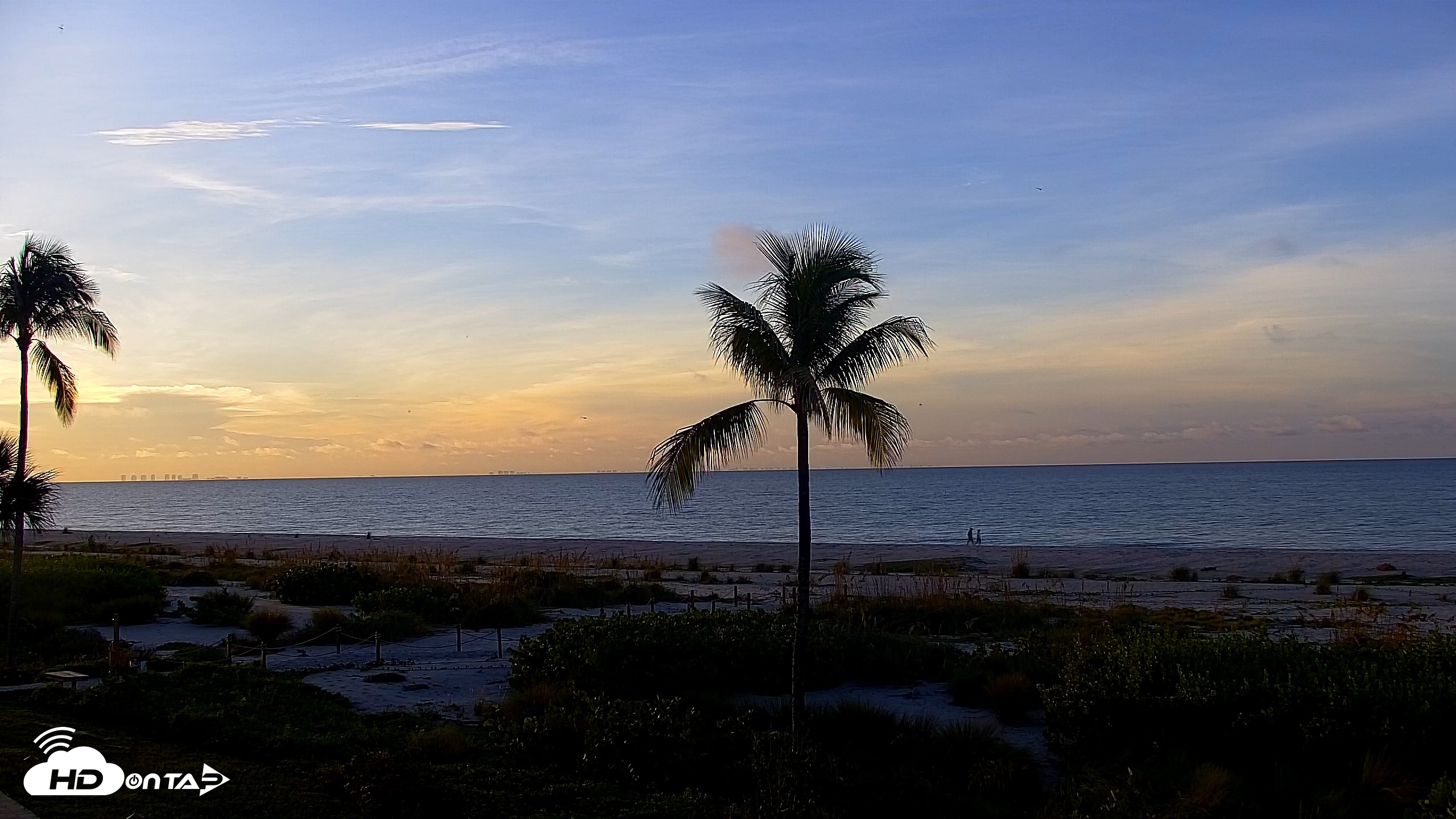 Snapshot of Sanibel Island Florida Live Beach Webcam taken Sep 2, 2026, 7:27am EDT