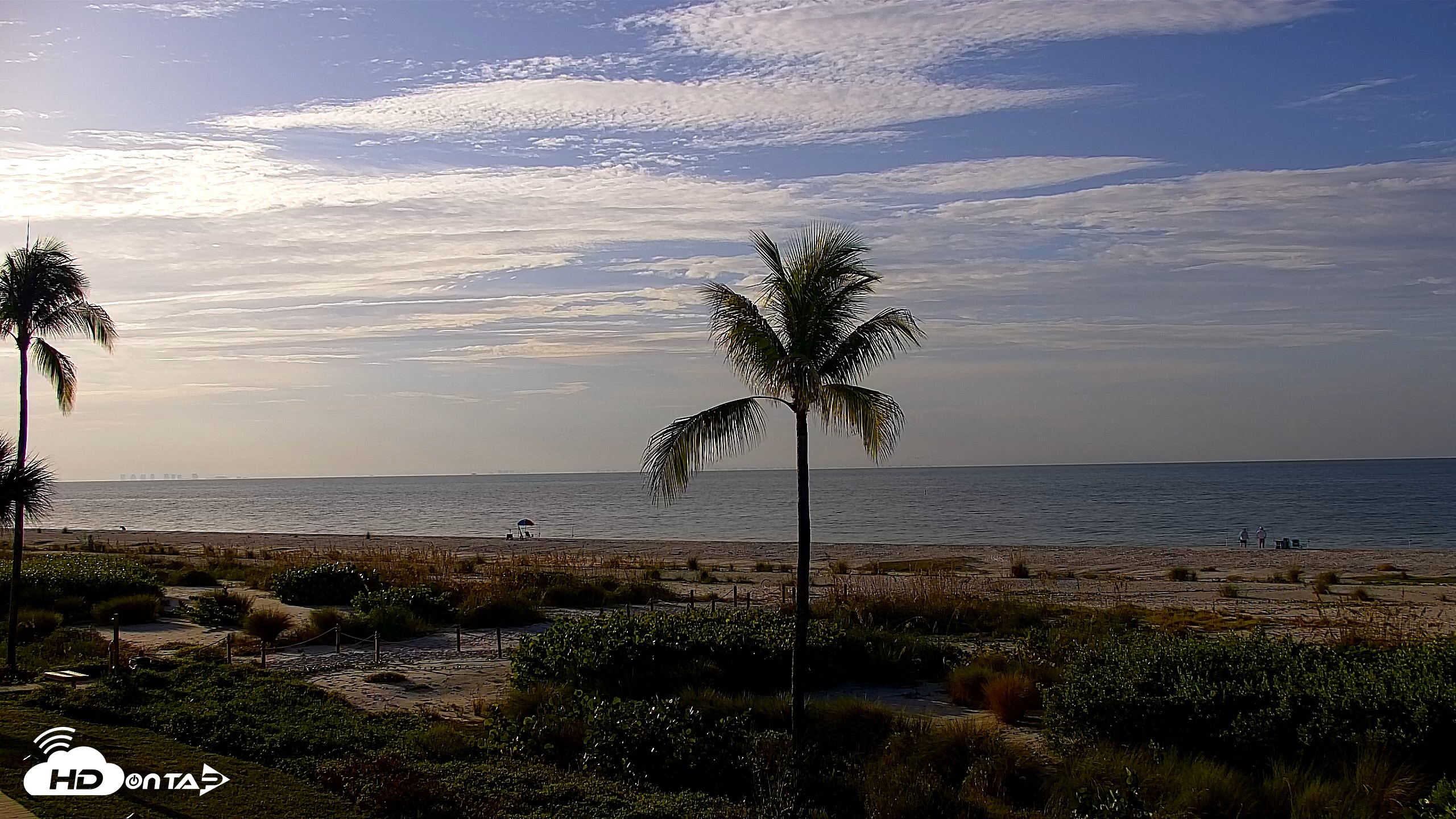 Snapshot of Sanibel Island Florida Live Beach Webcam taken Aug 24, 2026, 8:11am EDT
