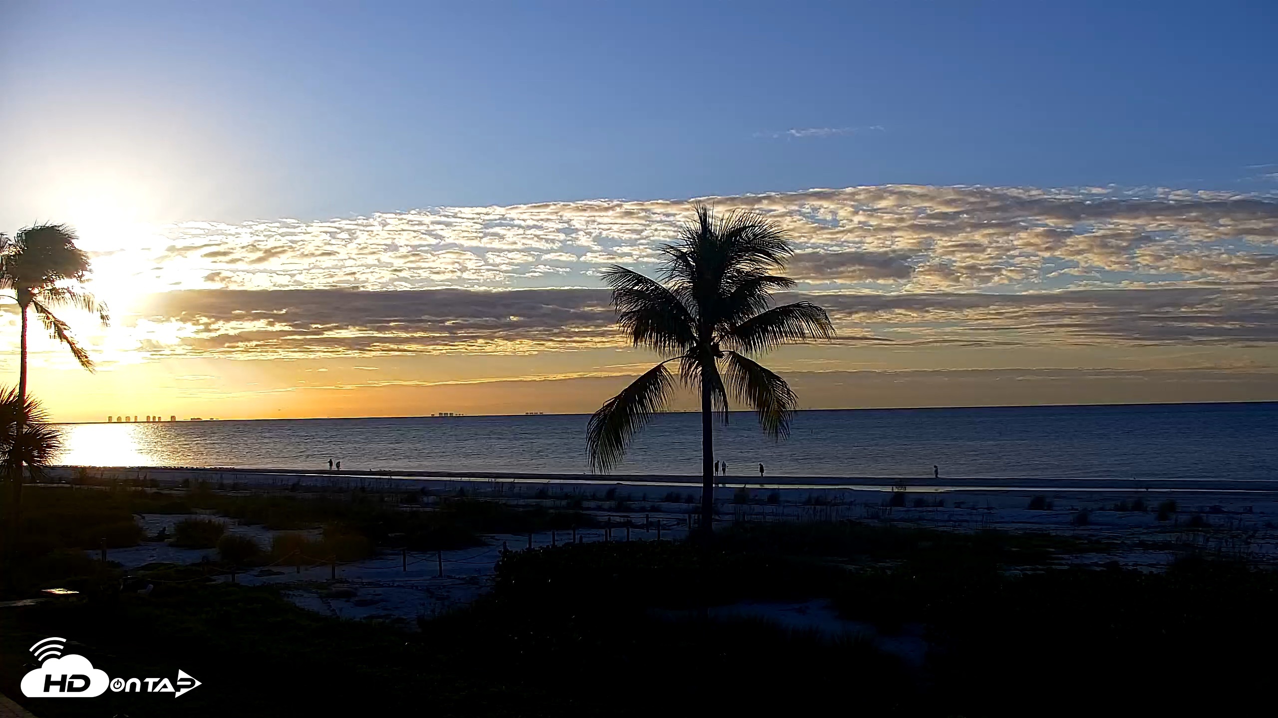 Snapshot of Sanibel Island Florida Live Beach Webcam taken Oct 23, 2026, 8:01am EDT