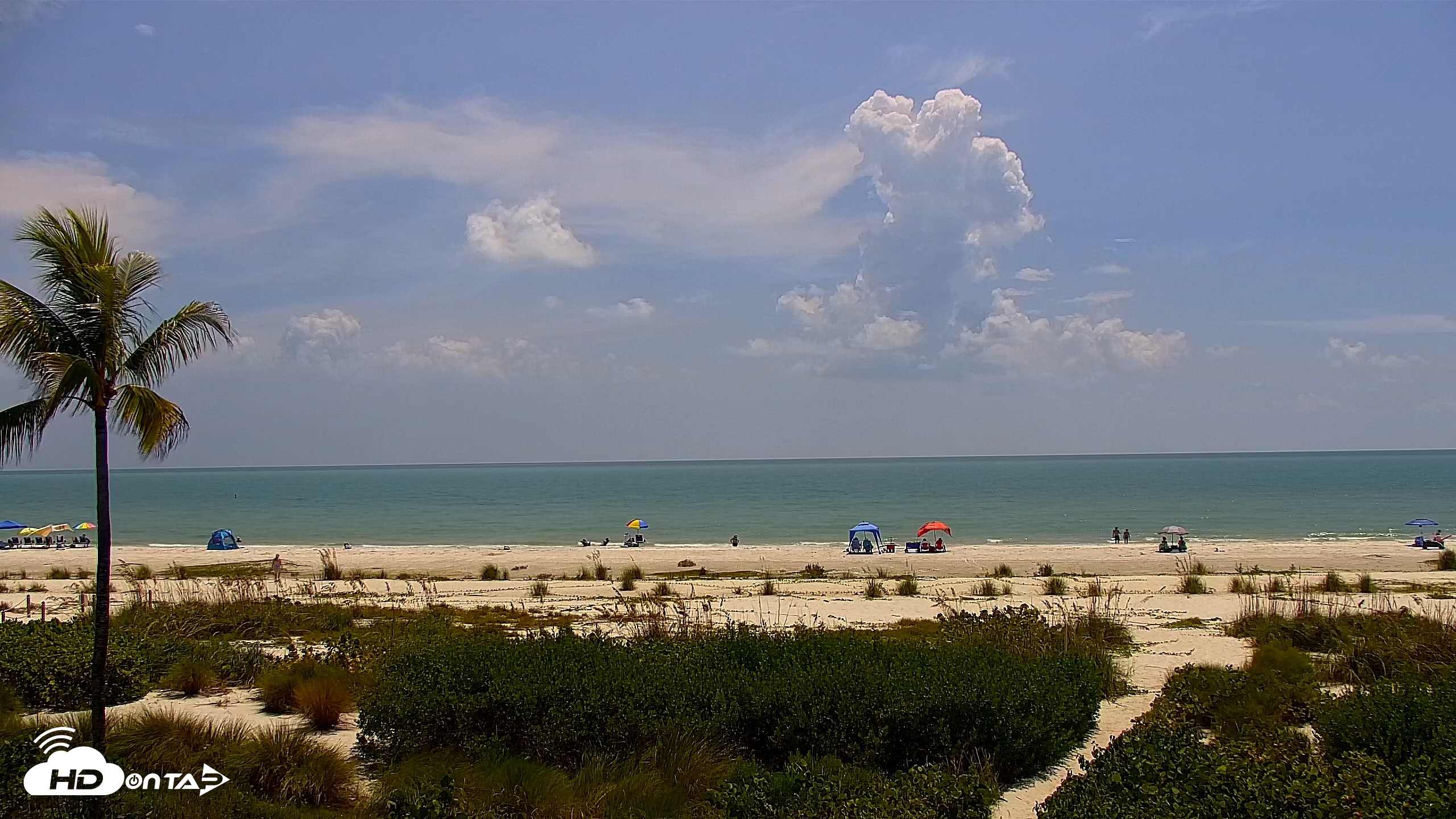 Snapshot of Sanibel Island Florida Live Beach Webcam taken Sep 4, 2026, 1:36pm EDT