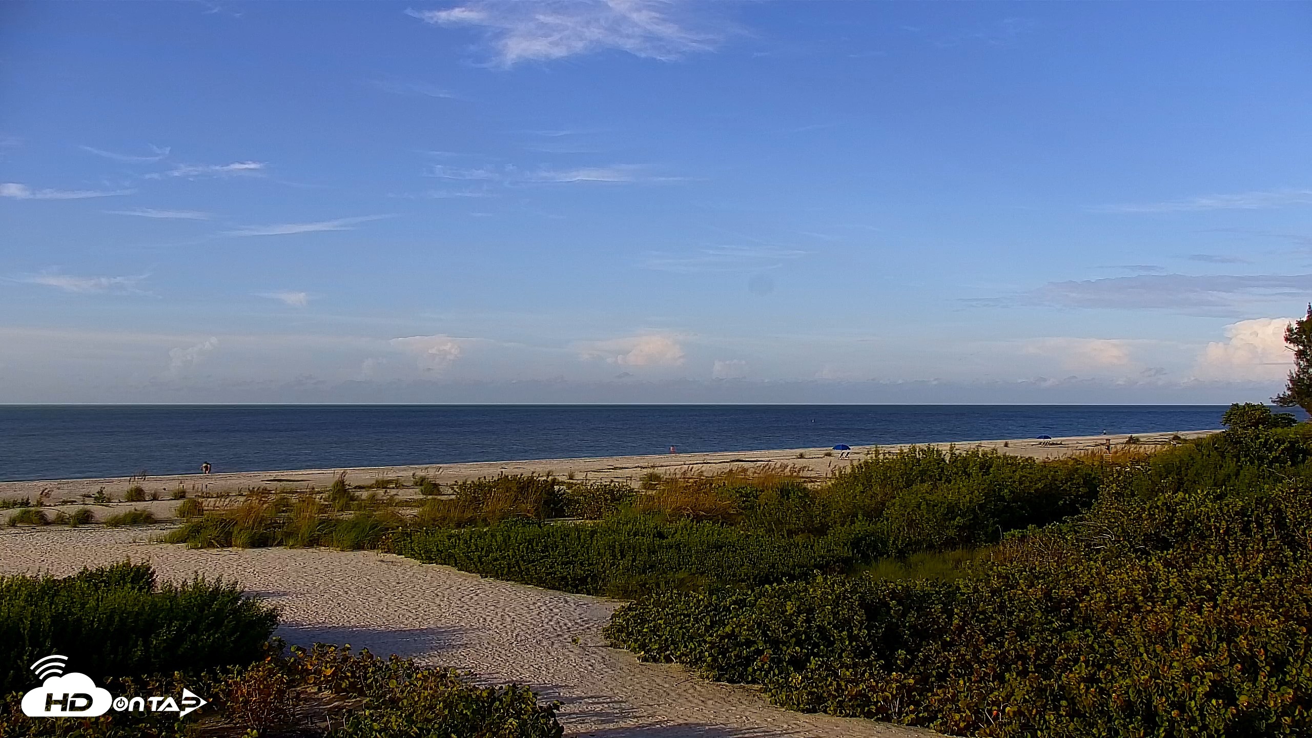 Snapshot of Sanibel Island Florida Live Beach Webcam taken Sep 17, 2026, 8:23am EDT