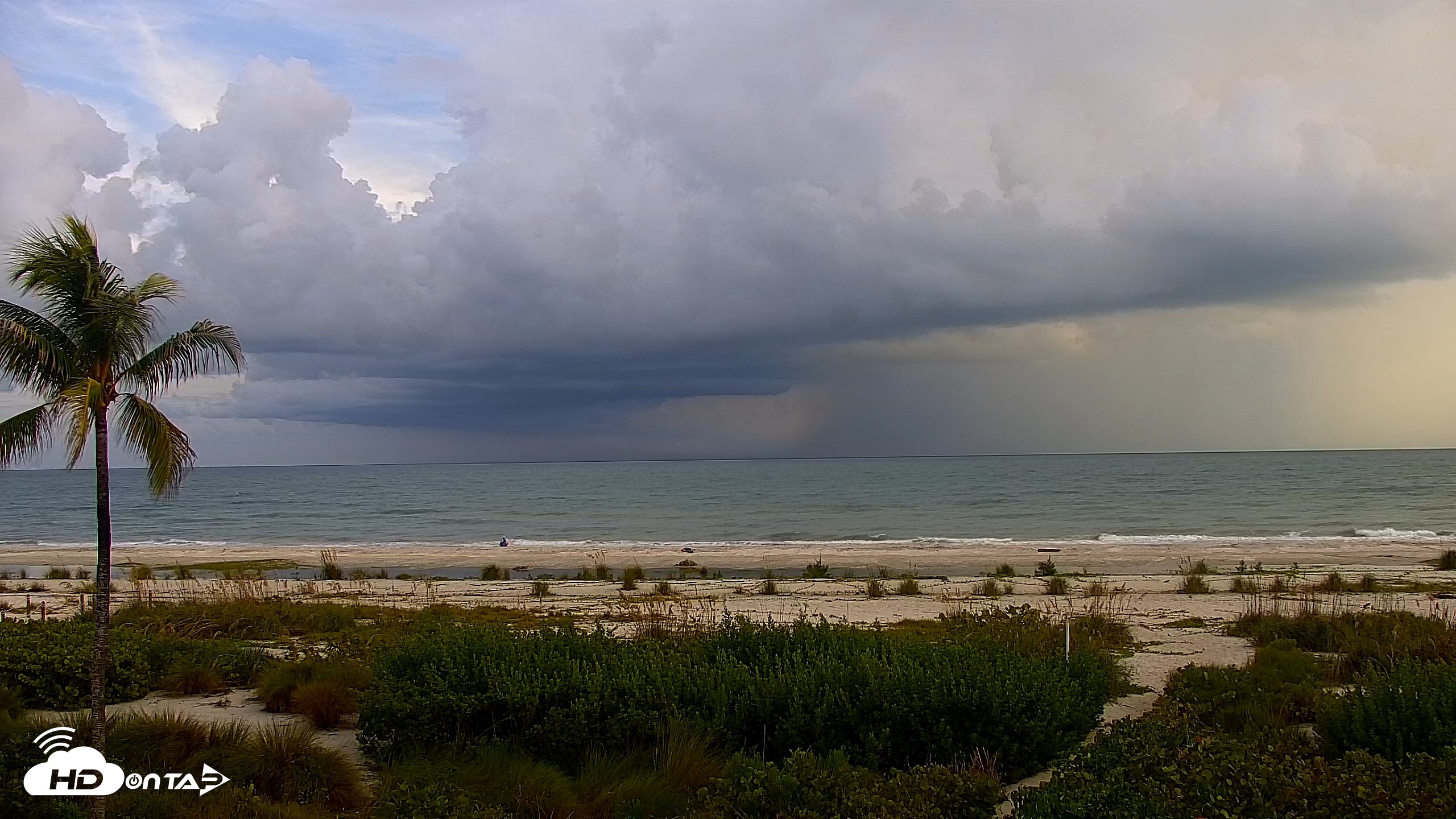 Snapshot of Sanibel Island Florida Live Beach Webcam taken Oct 8, 2026, 6:08pm EDT