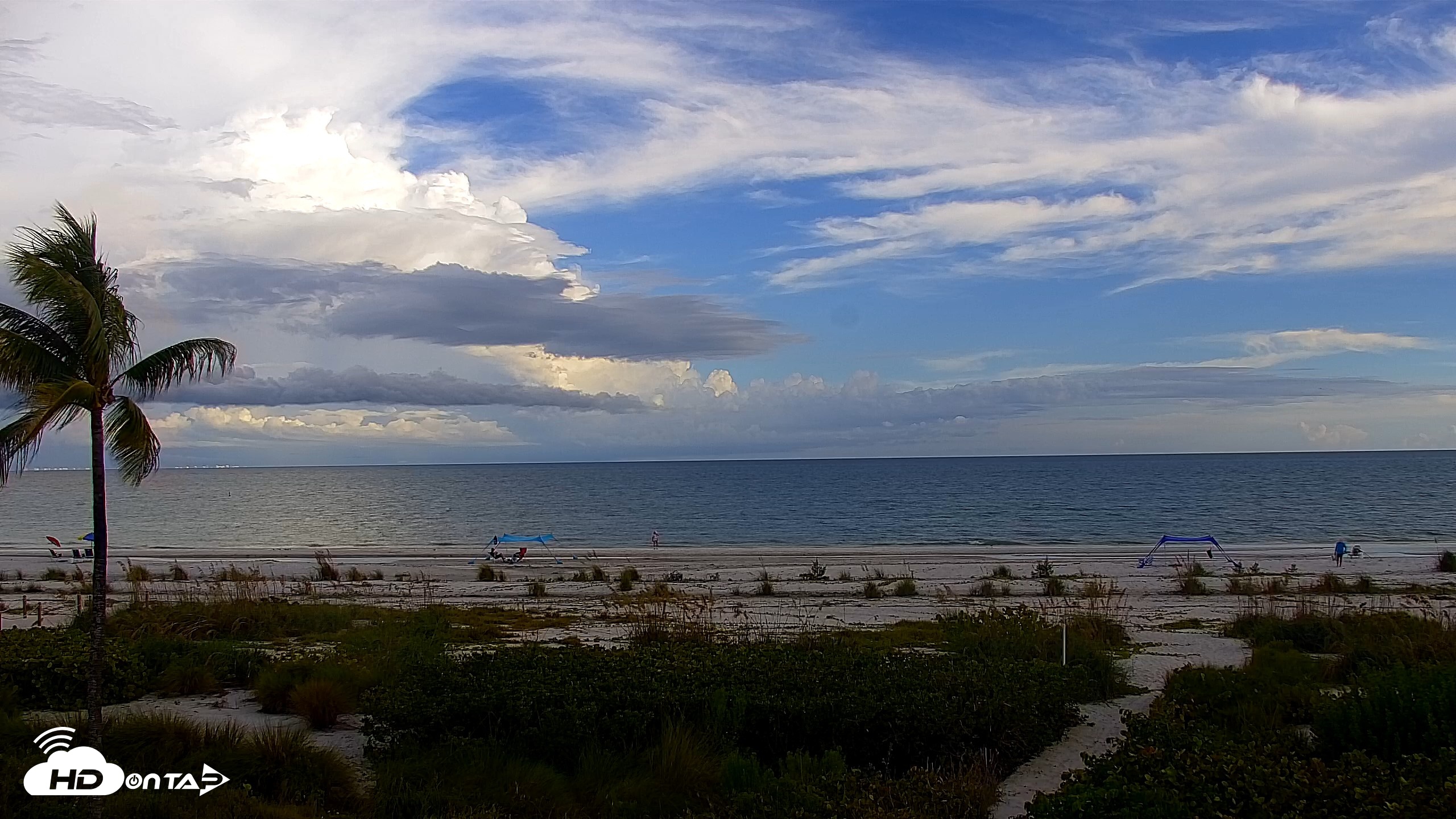 Snapshot of Sanibel Island Florida Live Beach Webcam taken Oct 16, 2026, 5:21pm EDT
