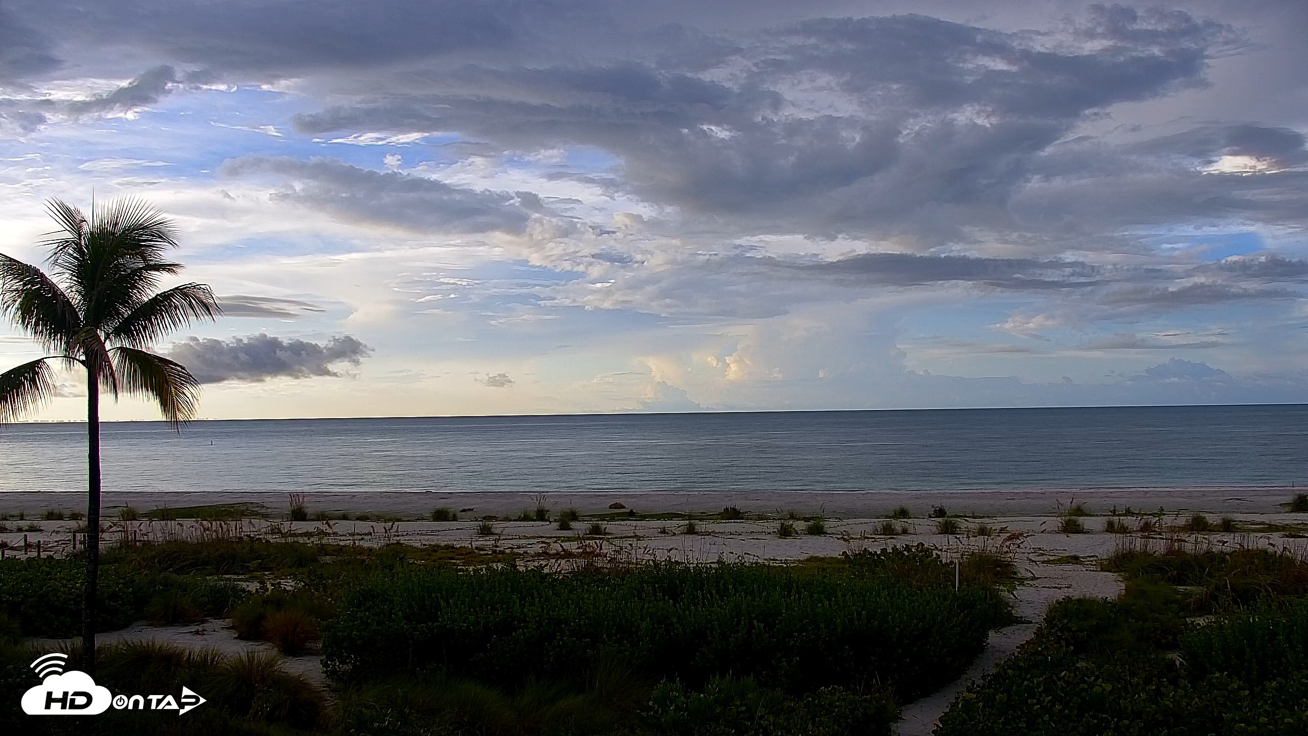 Snapshot of Sanibel Island Florida Live Beach Webcam taken Sep 8, 2026, 7:57am EDT