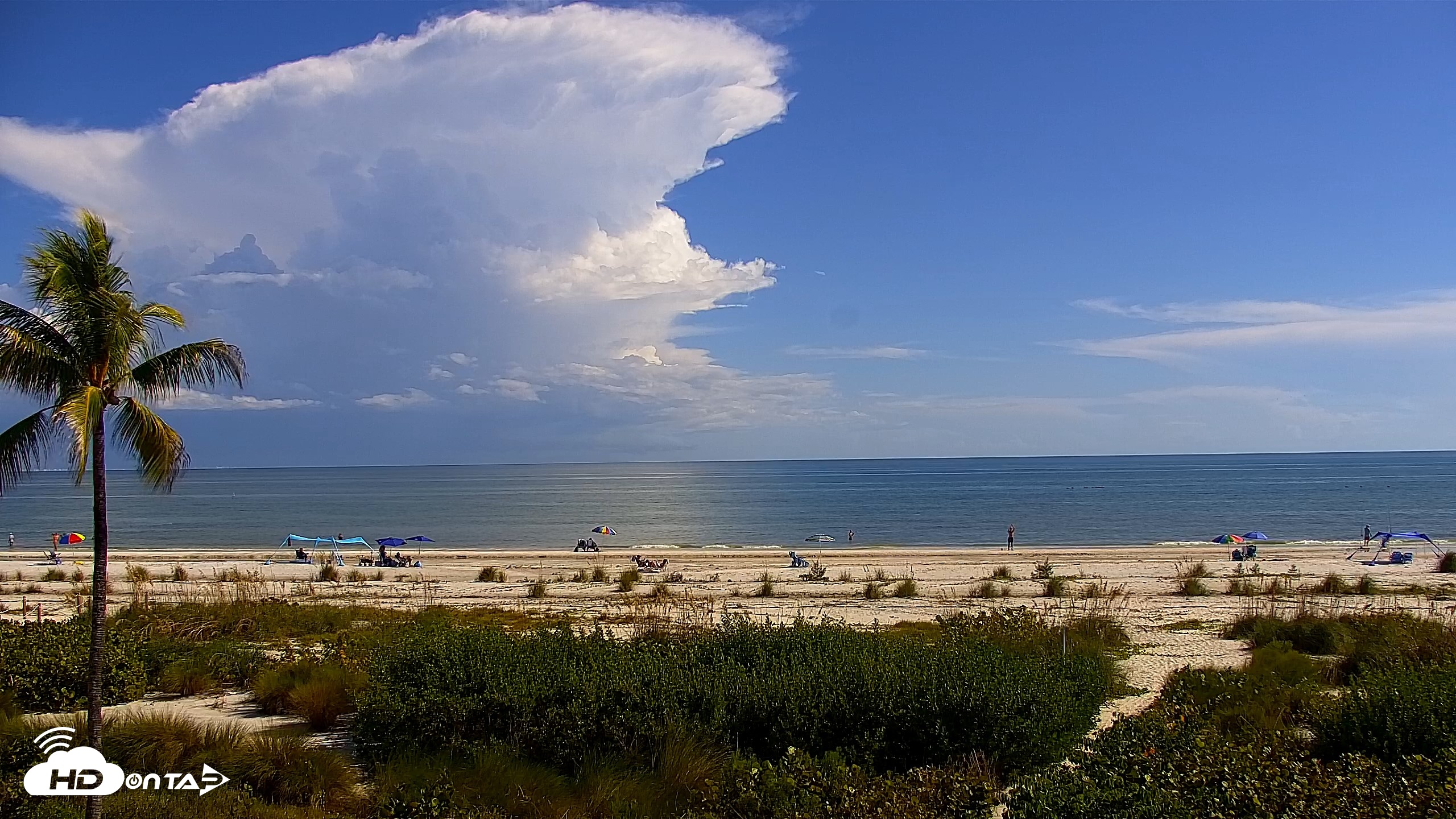 Snapshot of Sanibel Island Florida Live Beach Webcam taken Oct 15, 2026, 3:28pm EDT