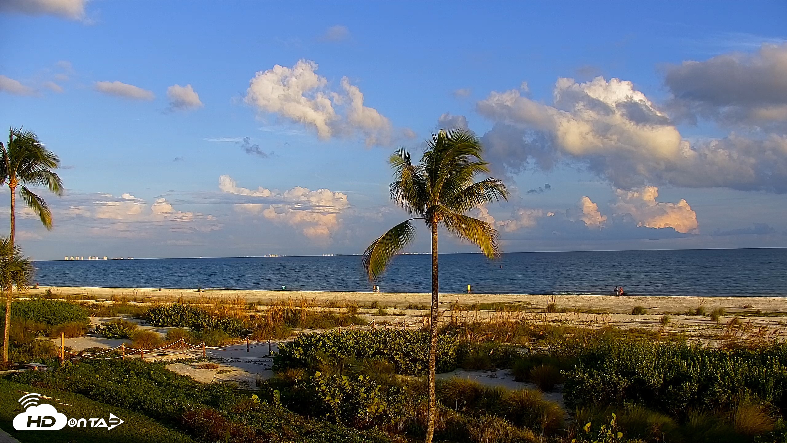 Snapshot of Sanibel Island Florida Live Beach Webcam taken Sep 21, 2026, 6:48pm EDT