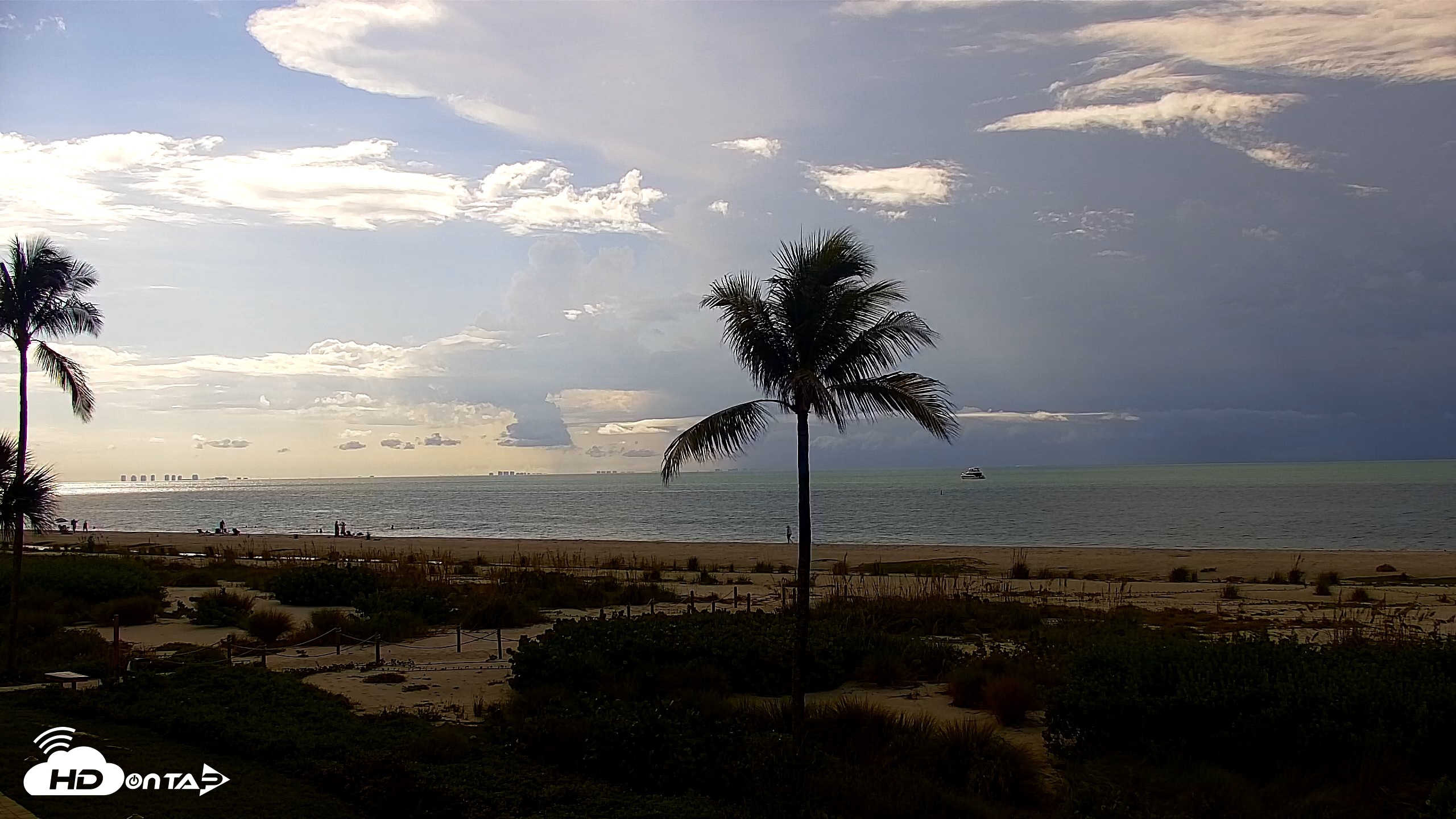 Snapshot of Sanibel Island Florida Live Beach Webcam taken Sep 6, 2026, 9:51am EDT