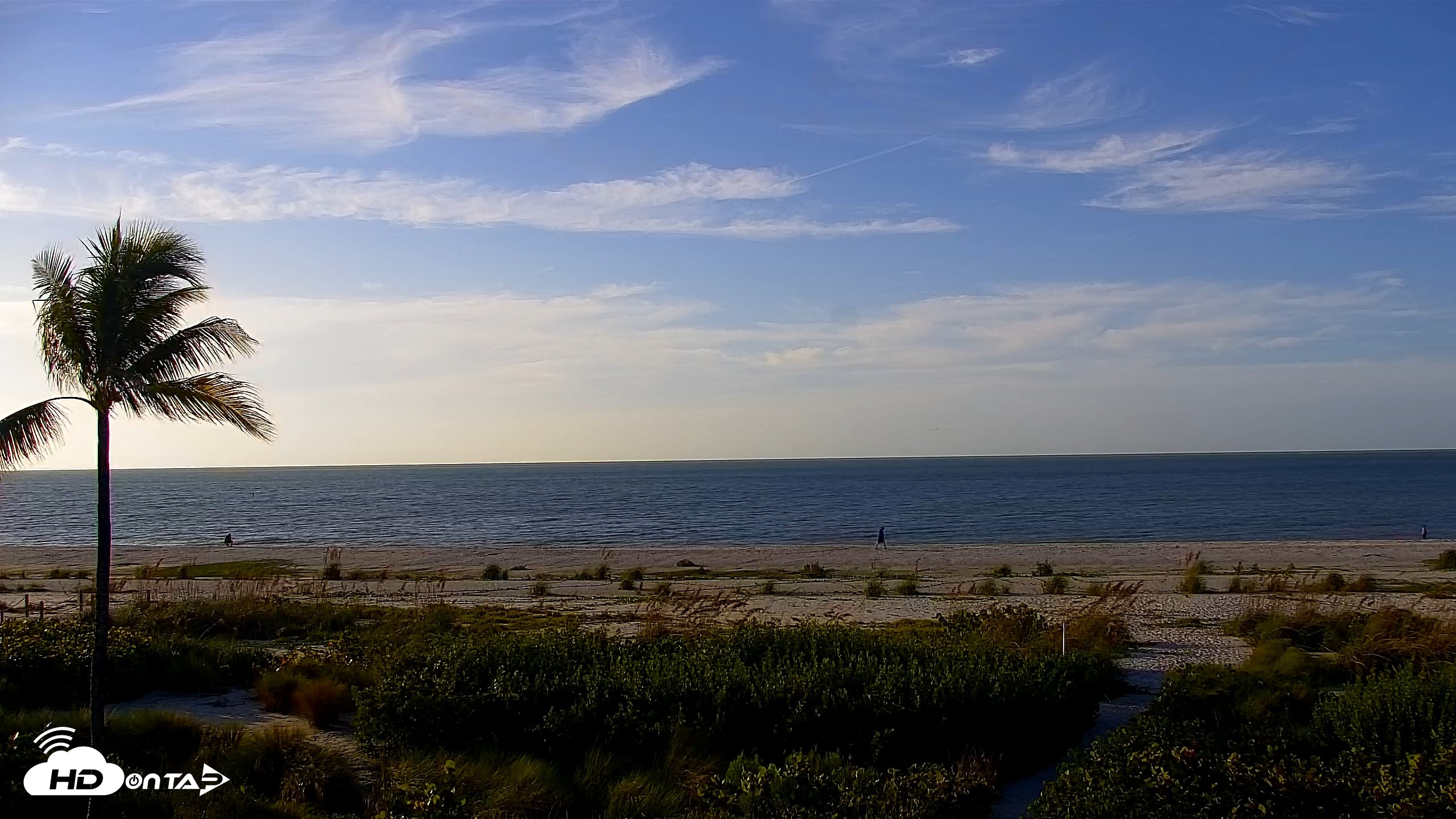 Snapshot of Sanibel Island Florida Live Beach Webcam taken Sep 17, 2026, 8:22am EDT