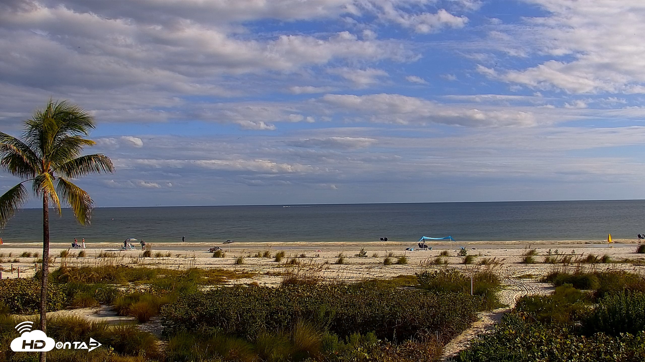Snapshot of Sanibel Island Florida Live Beach Webcam taken Oct 23, 2026, 4:47pm EDT
