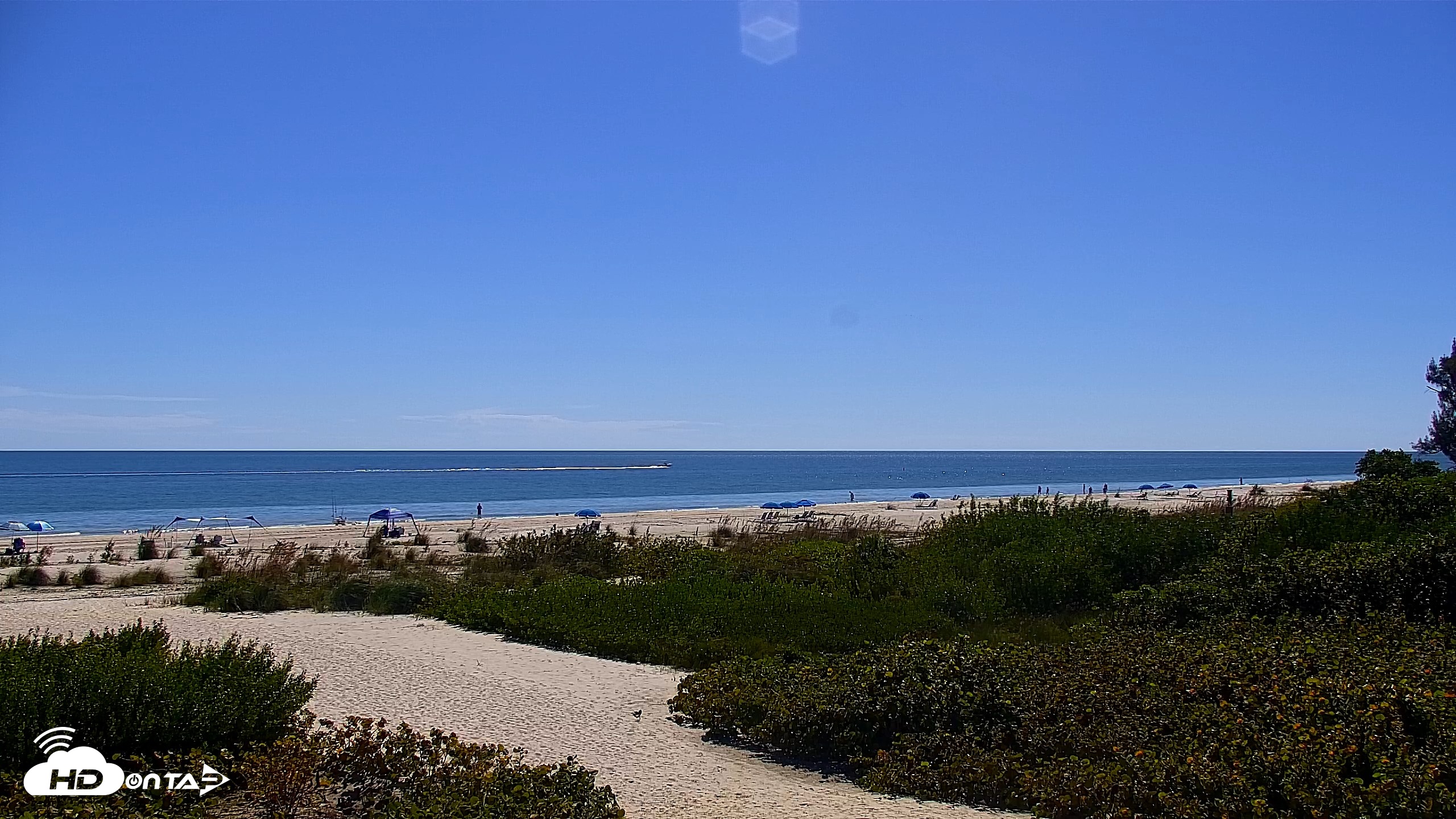 Snapshot of Sanibel Island Florida Live Beach Webcam taken Oct 14, 2026, 2:48pm EDT