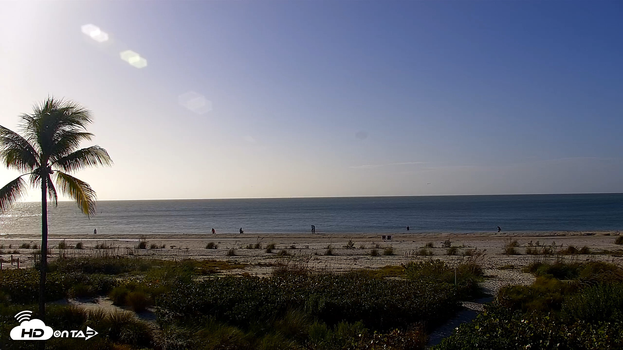 Snapshot of Sanibel Island Florida Live Beach Webcam taken Oct 26, 2026, 9:27am EDT