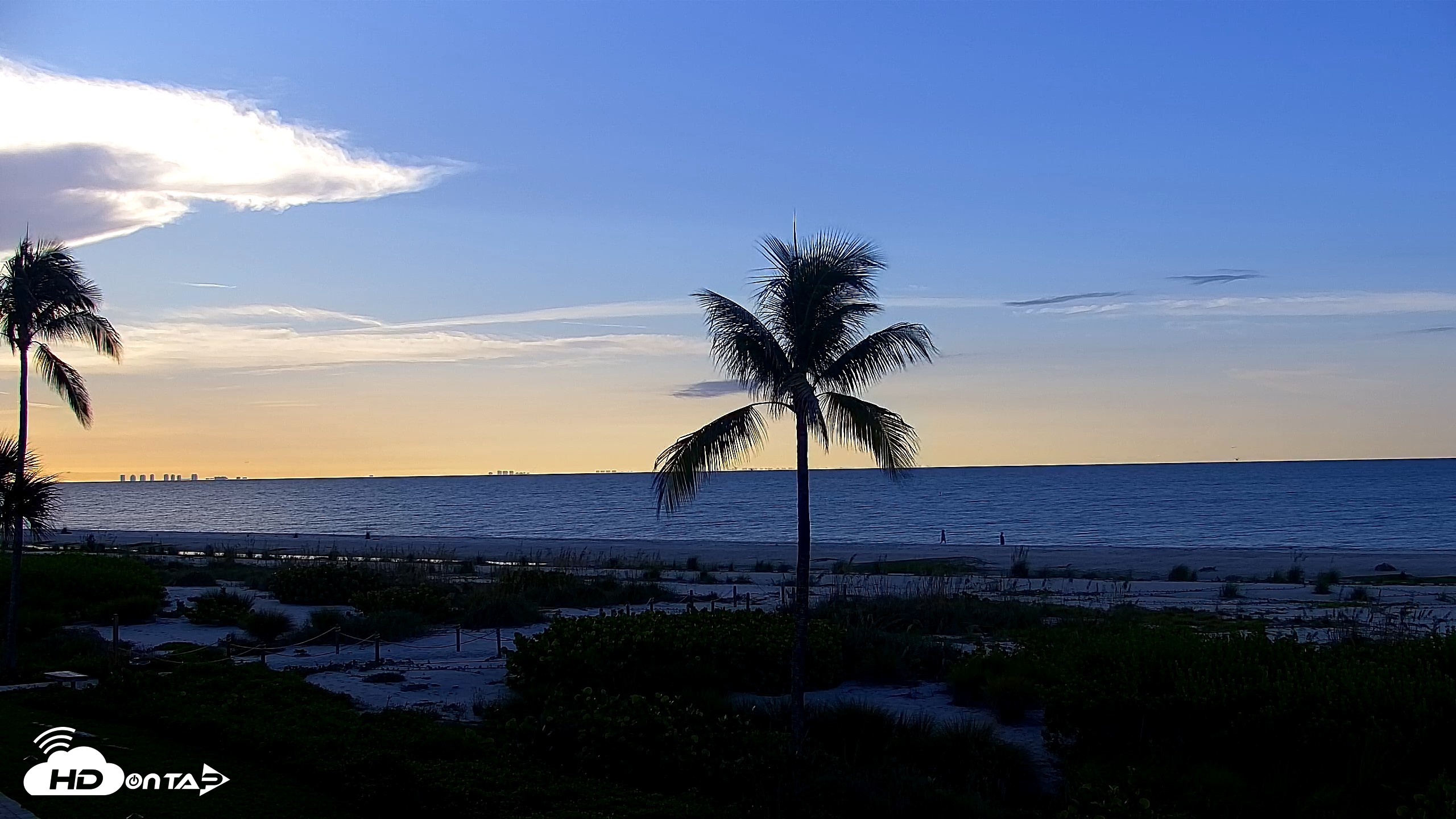 Snapshot of Sanibel Island Florida Live Beach Webcam taken Sep 16, 2026, 8:03am EDT