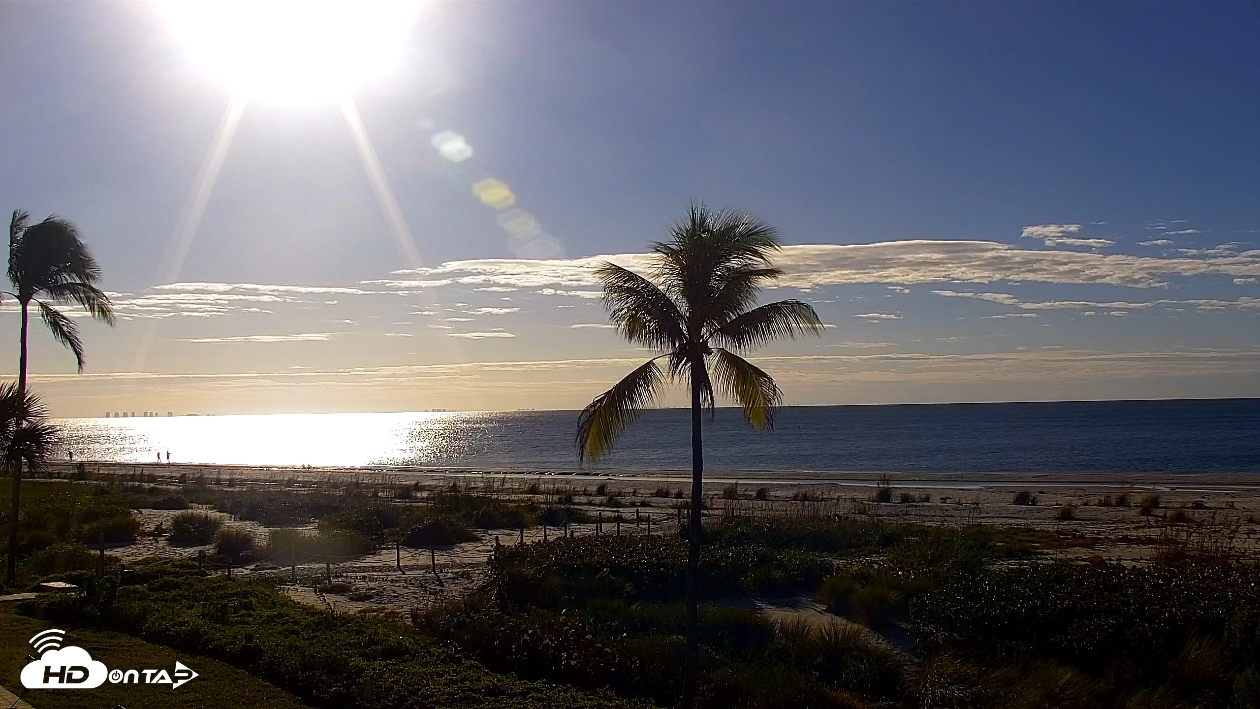 Snapshot of Sanibel Island Florida Live Beach Webcam taken Oct 23, 2026, 9:01am EDT