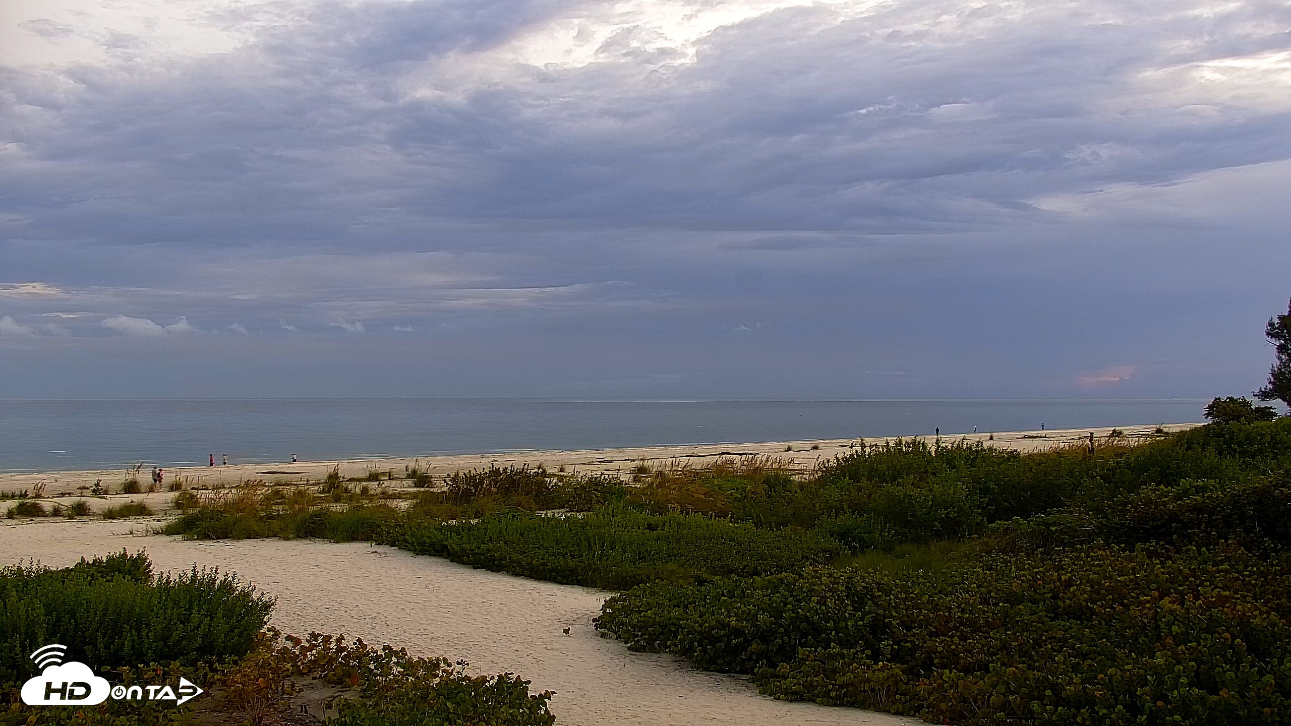 Snapshot of Sanibel Island Florida Live Beach Webcam taken Sep 13, 2026, 7:18pm EDT