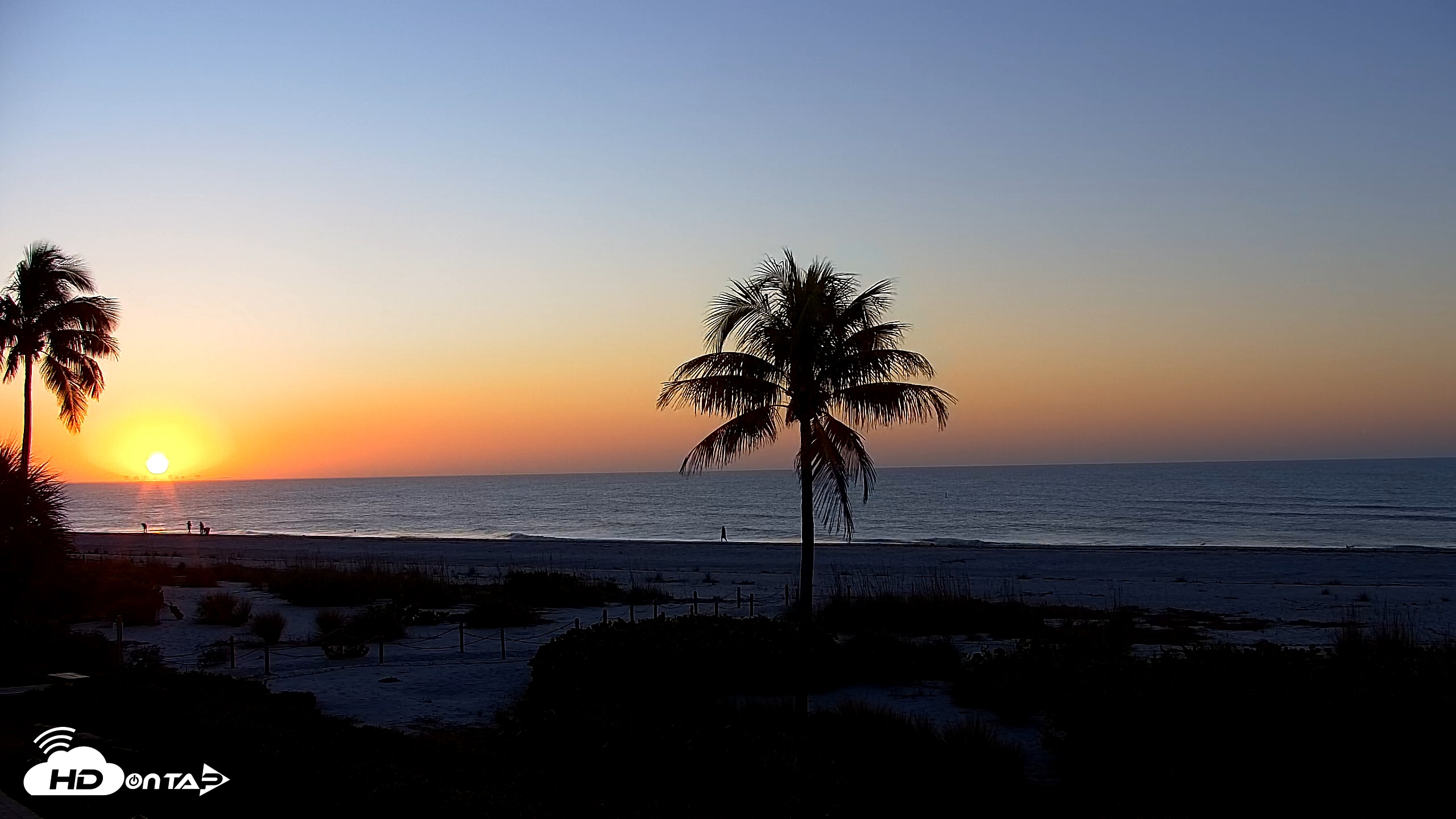 Snapshot of Sanibel Island Florida Live Beach Webcam taken Feb 7, 2026, 7:14am EST