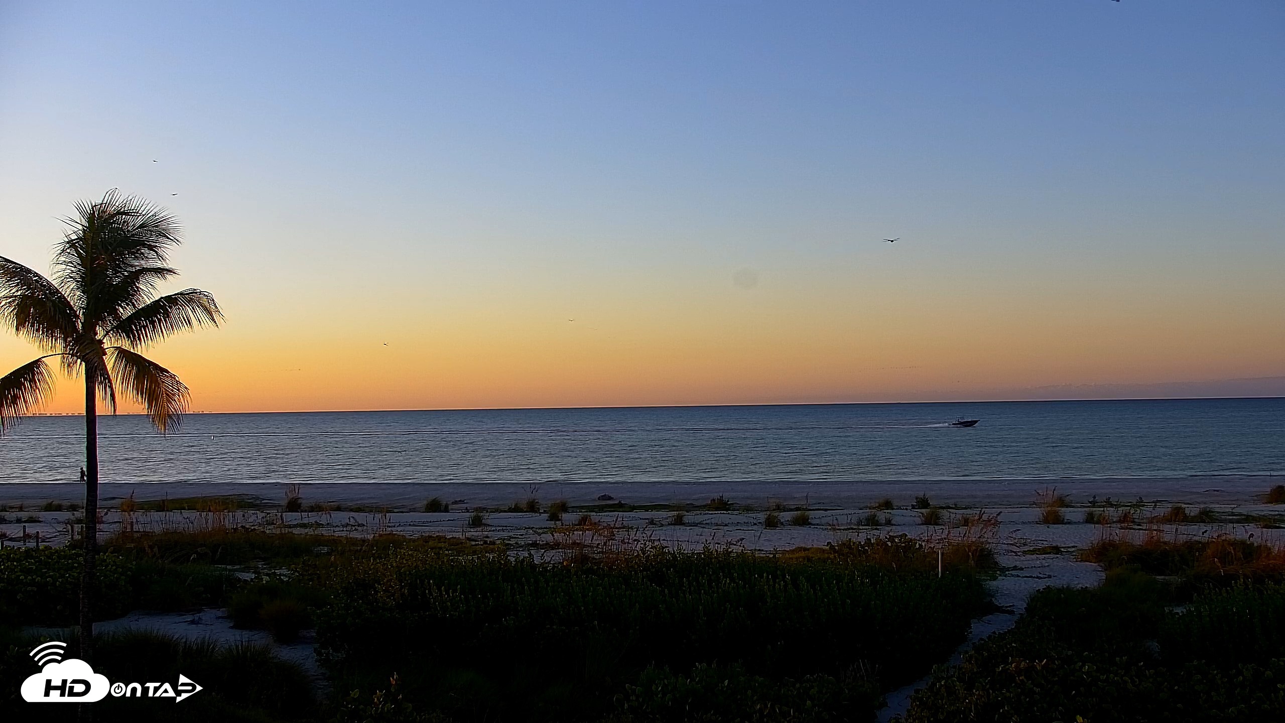 Snapshot of Sanibel Island Florida Live Beach Webcam taken Sep 27, 2026, 7:27am EDT