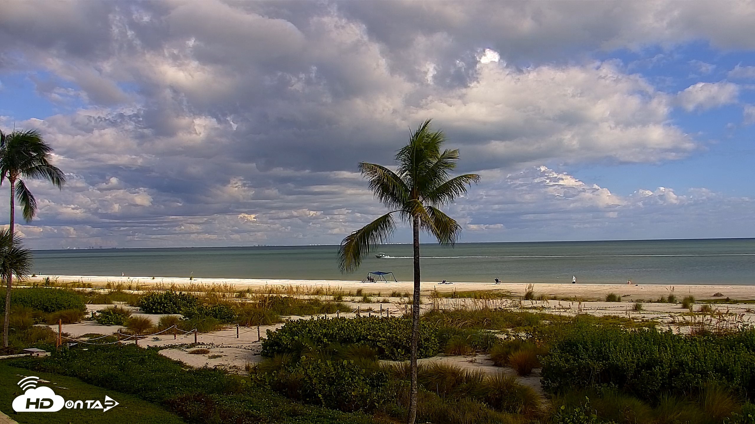 Snapshot of Sanibel Island Florida Live Beach Webcam taken Sep 24, 2026, 5:08pm EDT
