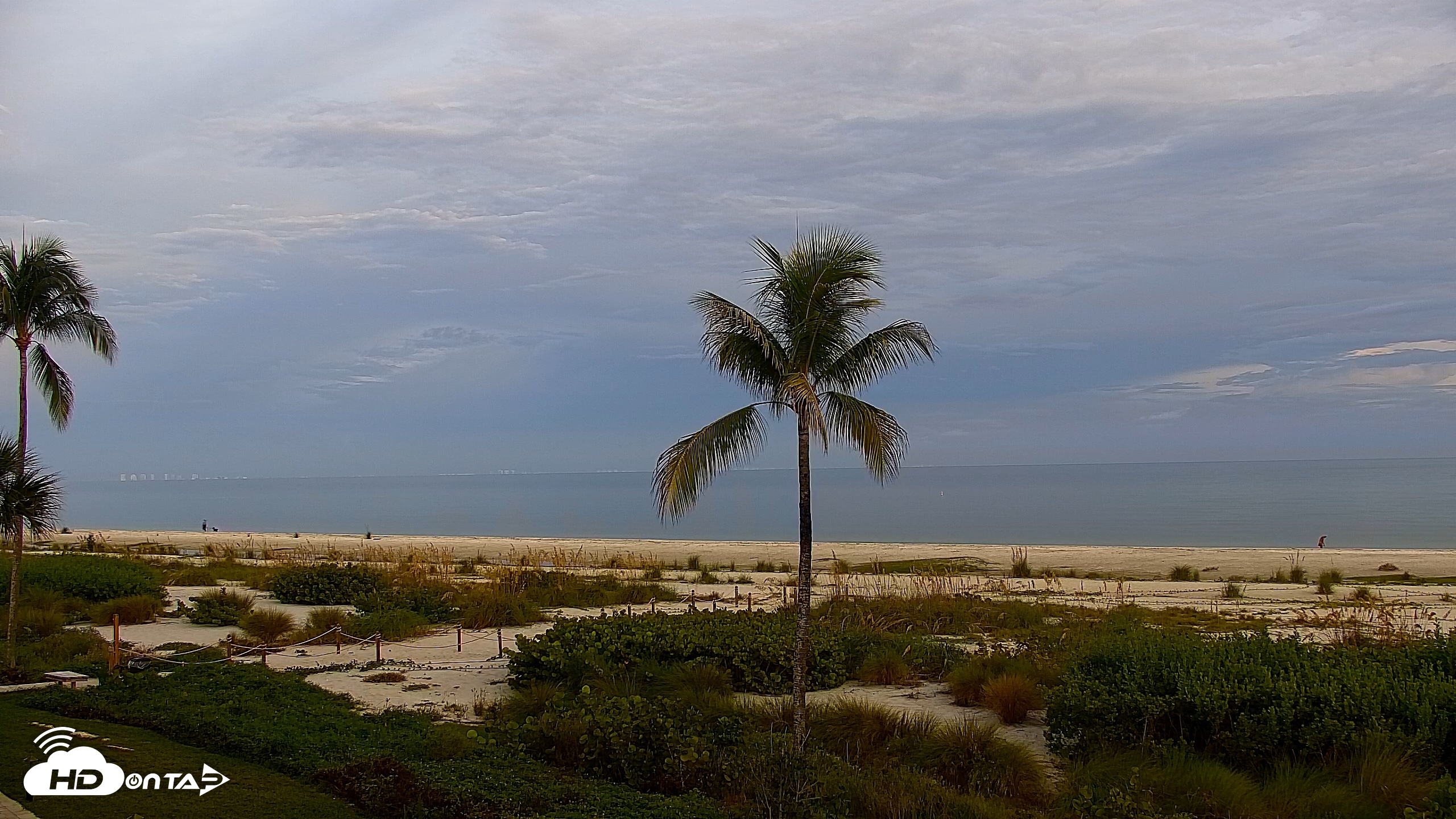 Snapshot of Sanibel Island Florida Live Beach Webcam taken Sep 13, 2026, 7:17pm EDT