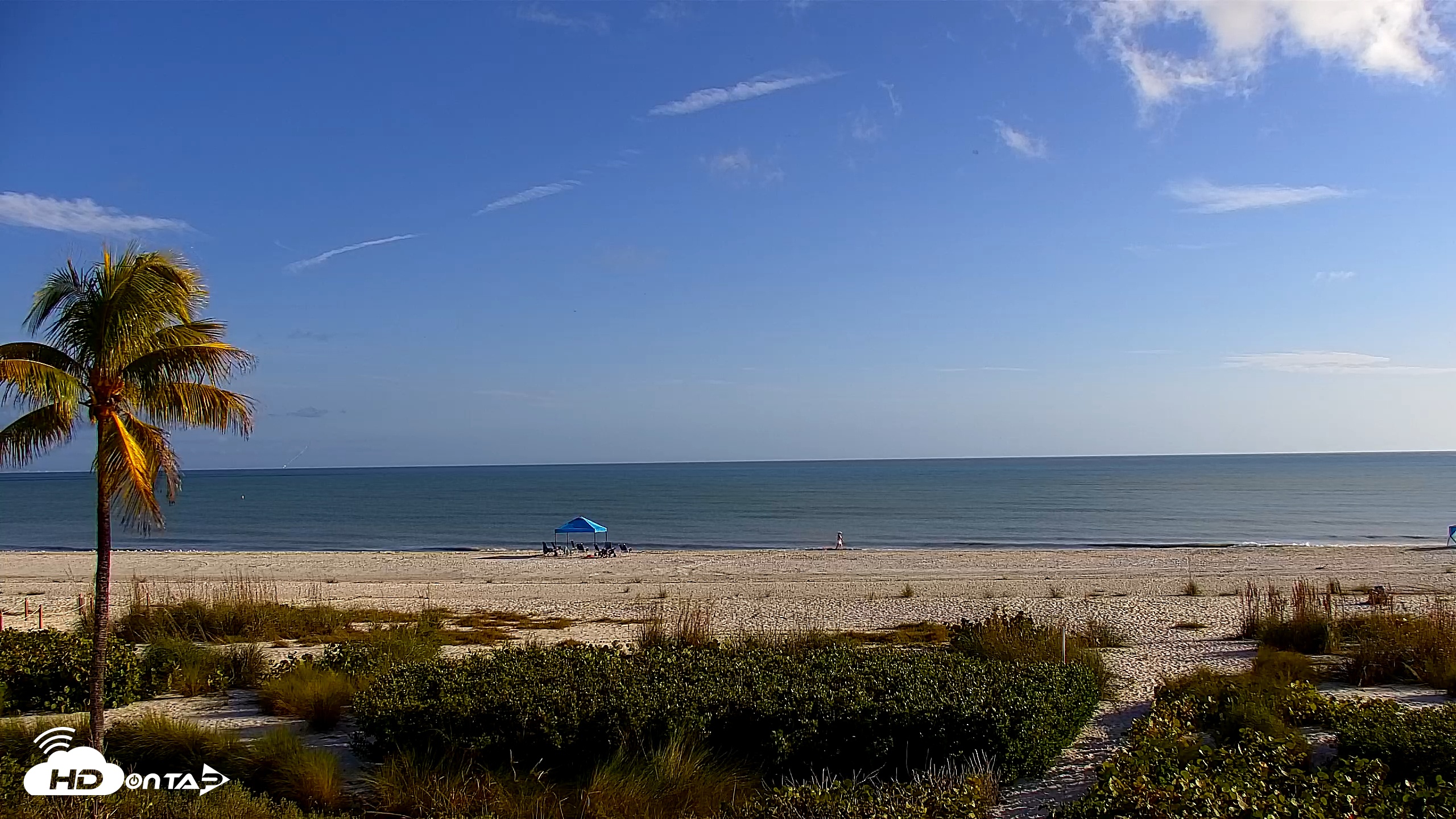 Snapshot of Sanibel Island Florida Live Beach Webcam taken Dec 19, 2025, 3:51pm EST