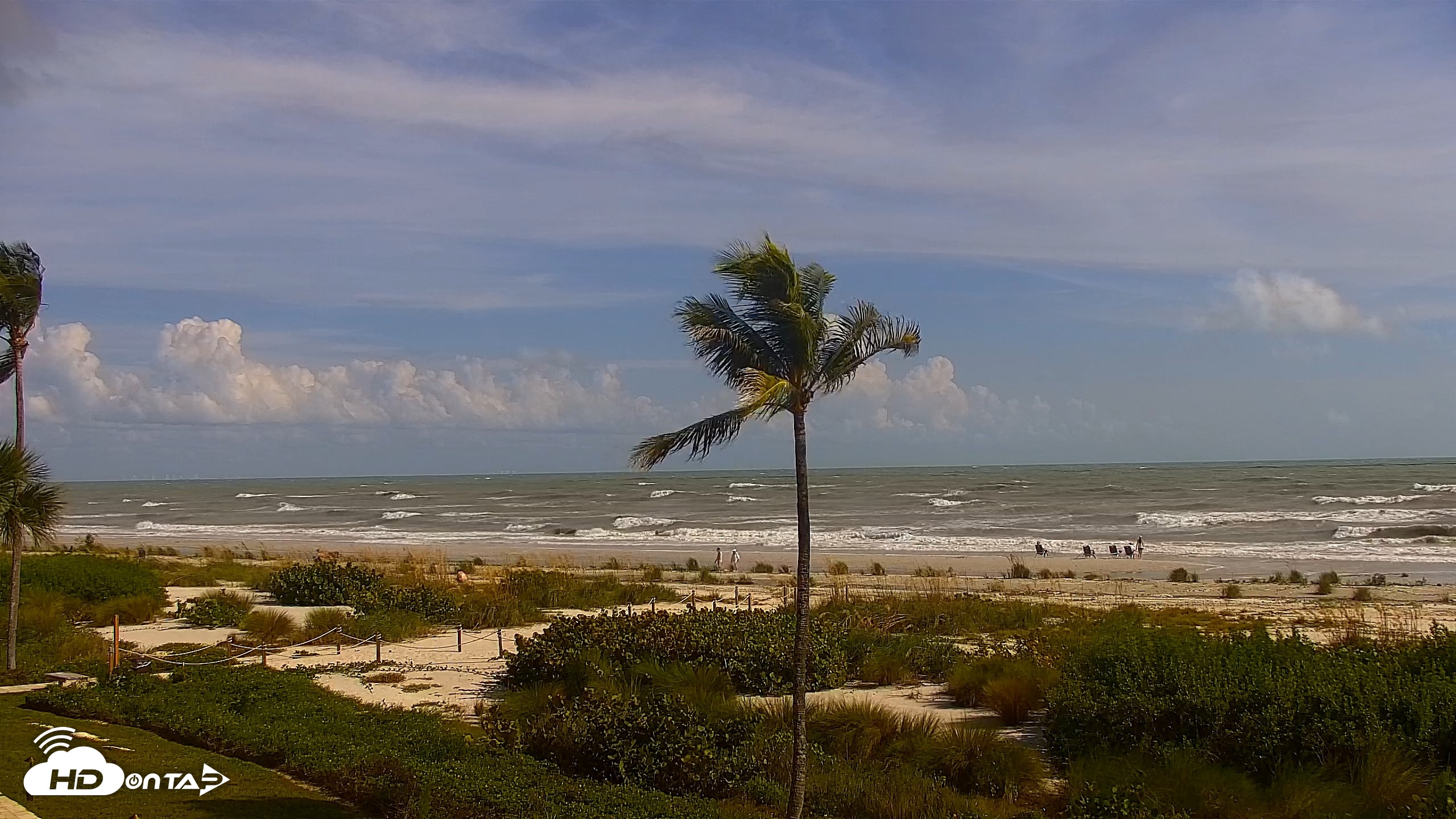Snapshot of Sanibel Island Florida Live Beach Webcam taken Oct 9, 2026, 3:42pm EDT