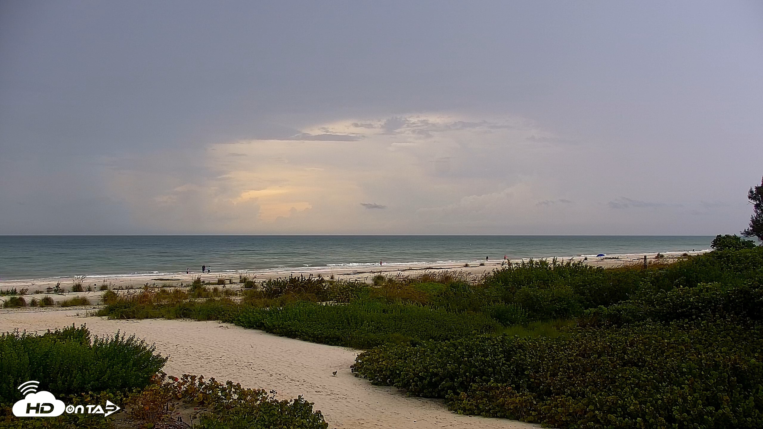 Snapshot of Sanibel Island Florida Live Beach Webcam taken Oct 7, 2026, 6:11pm EDT