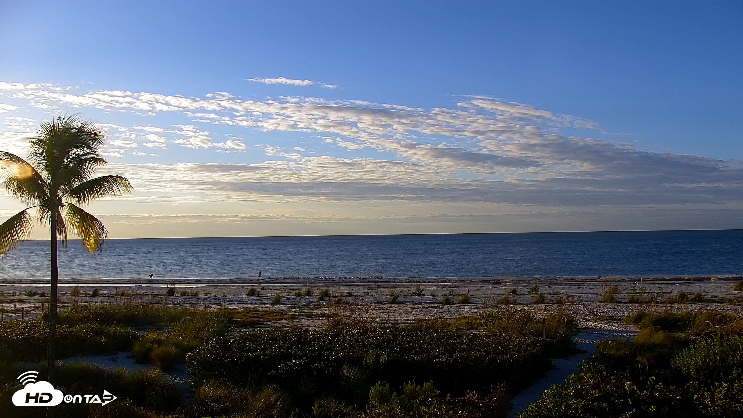 Snapshot of Sanibel Island Florida Live Beach Webcam taken Oct 23, 2026, 8:10am EDT