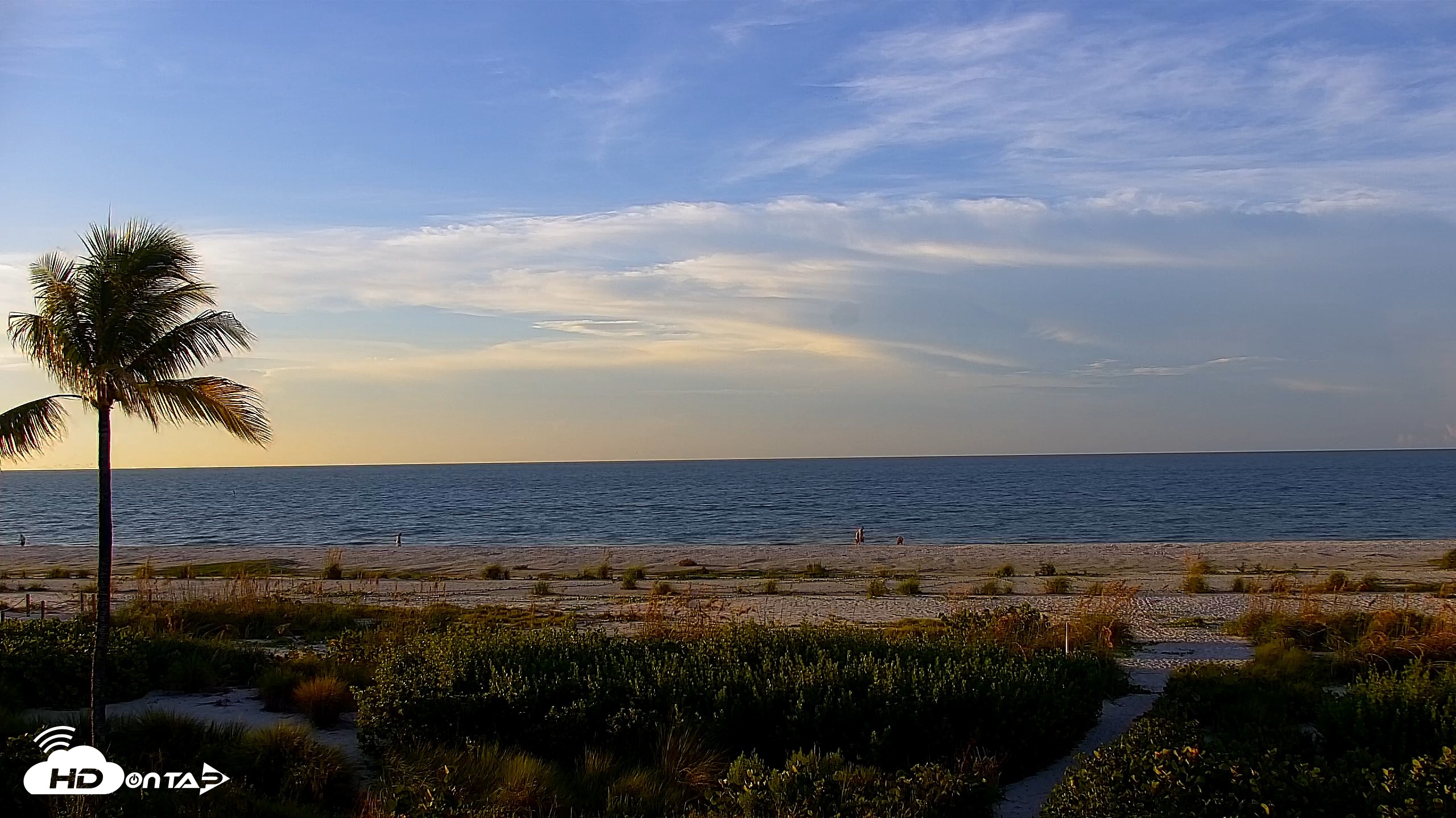 Snapshot of Sanibel Island Florida Live Beach Webcam taken Sep 10, 2026, 7:40am EDT