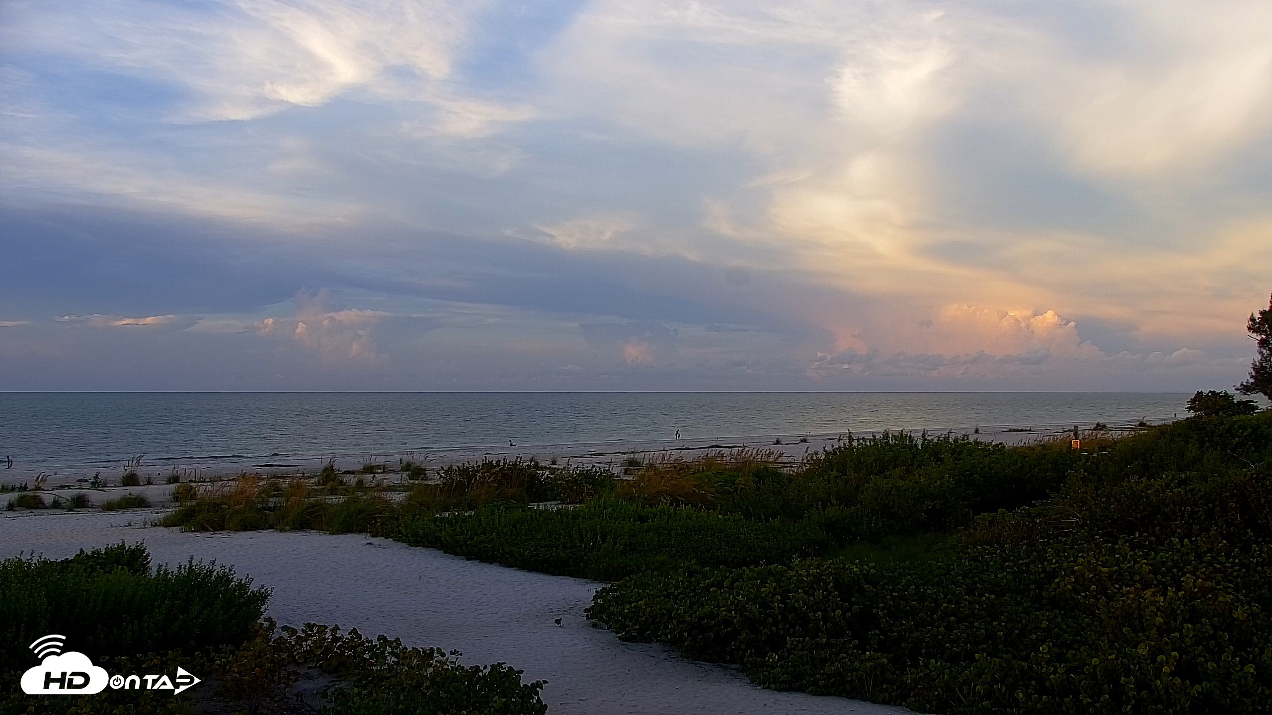 Snapshot of Sanibel Island Florida Live Beach Webcam taken Sep 10, 2026, 7:25am EDT
