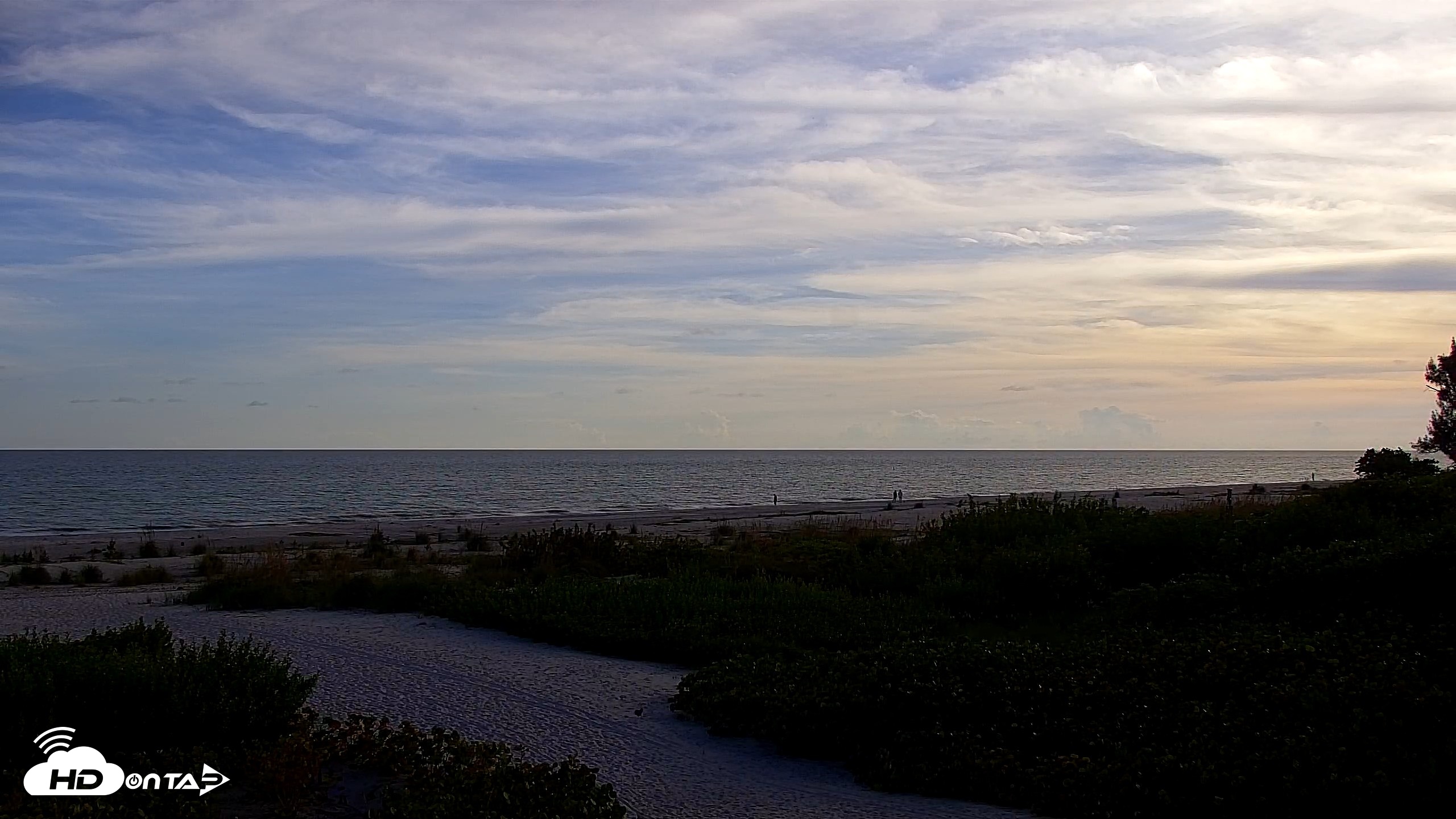 Snapshot of Sanibel Island Florida Live Beach Webcam taken Oct 5, 2026, 5:59pm EDT