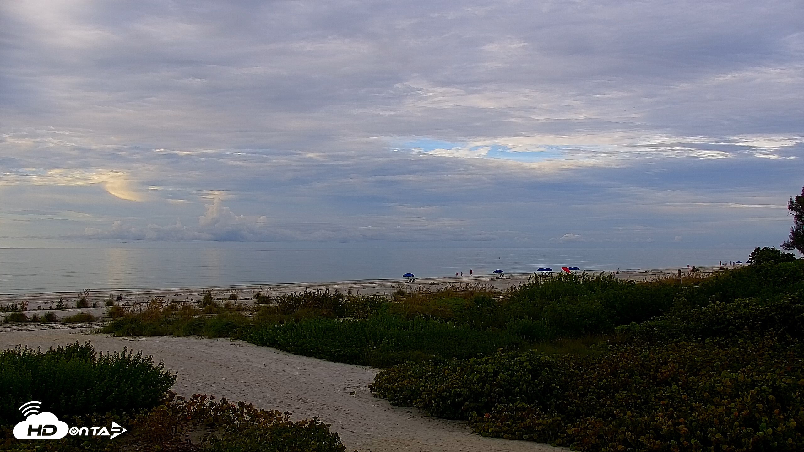 Snapshot of Sanibel Island Florida Live Beach Webcam taken Oct 17, 2026, 8:24am EDT