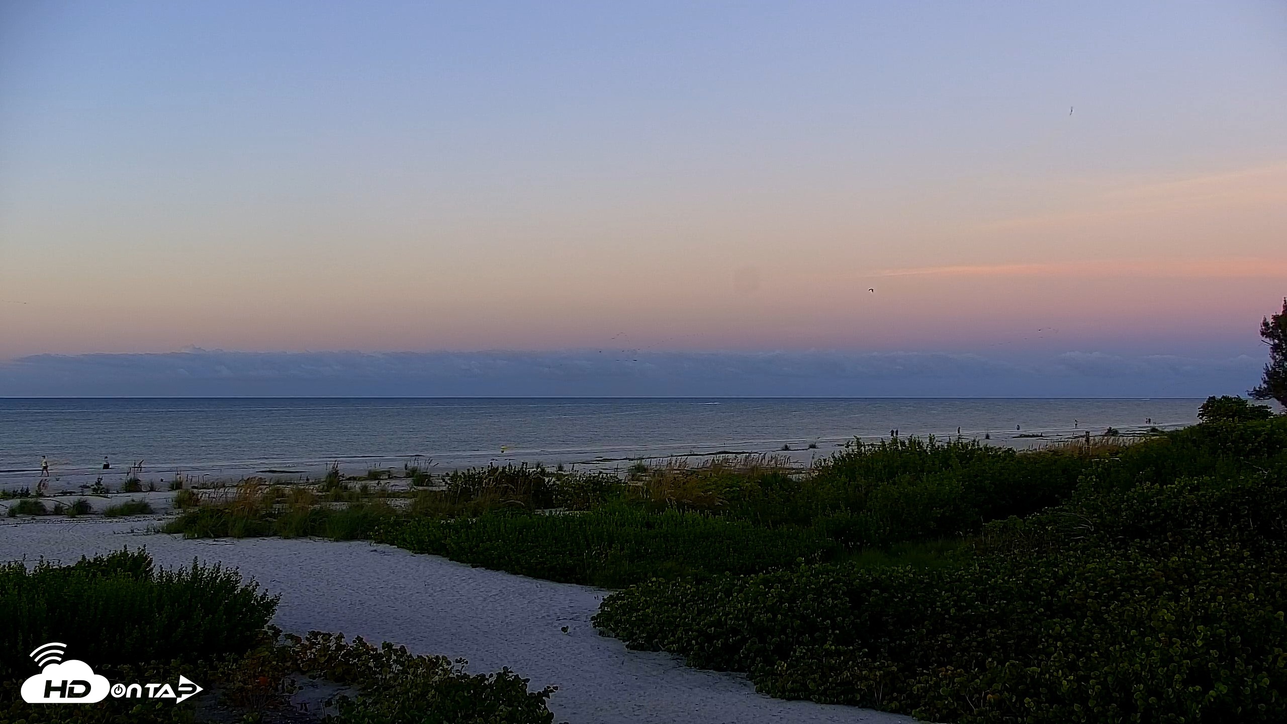 Snapshot of Sanibel Island Florida Live Beach Webcam taken Sep 27, 2026, 7:17am EDT