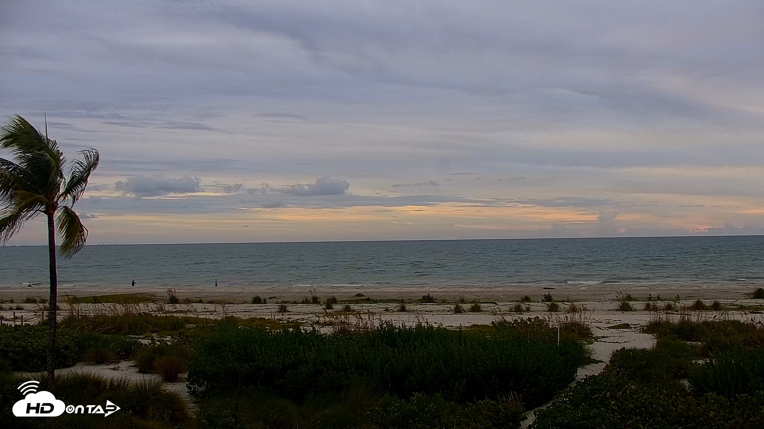 Snapshot of Sanibel Island Florida Live Beach Webcam taken Oct 6, 2026, 6:34pm EDT